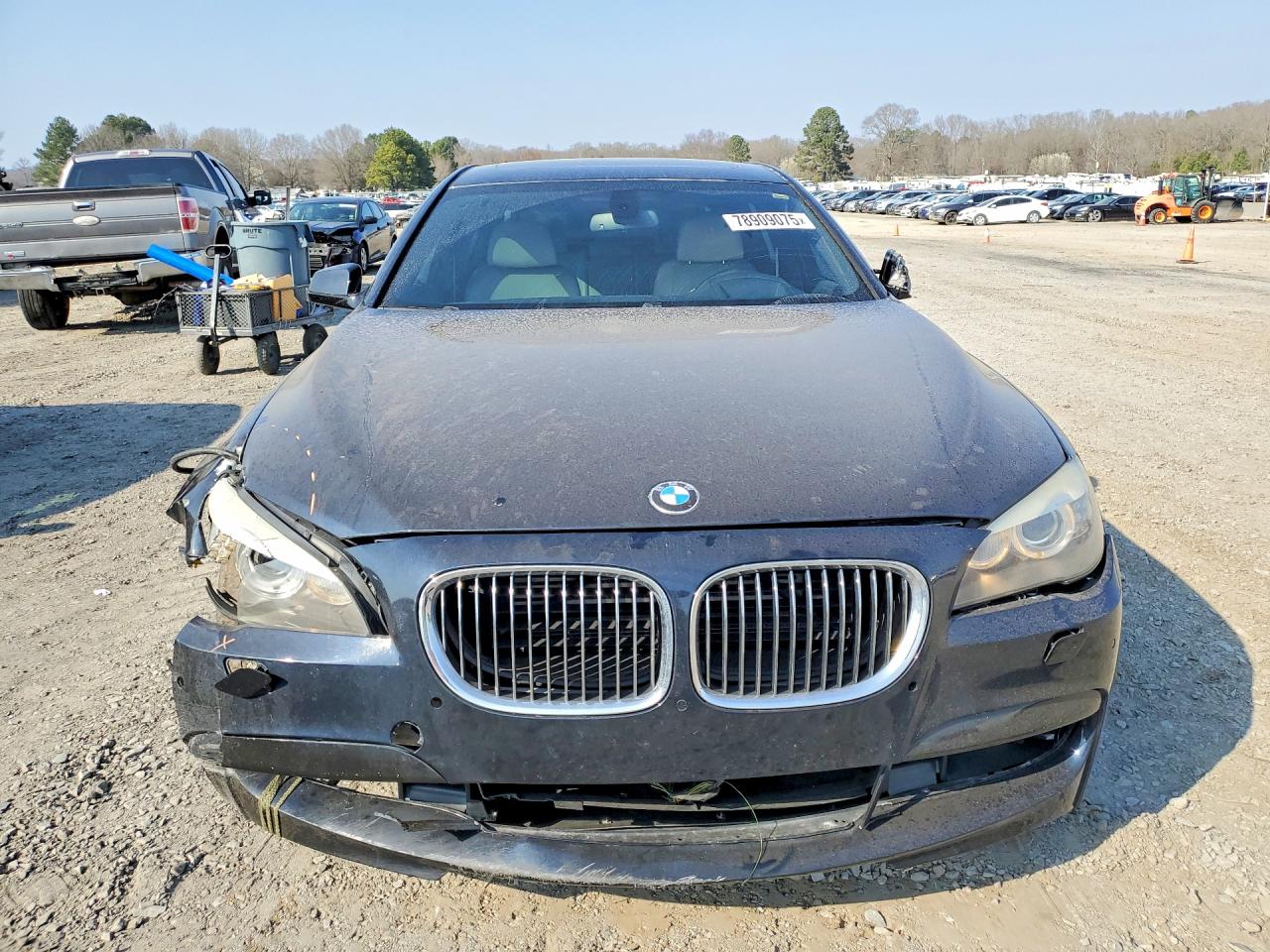 2011 Bmw 750 Li Черный vin: WBAKB8C52BCY65057