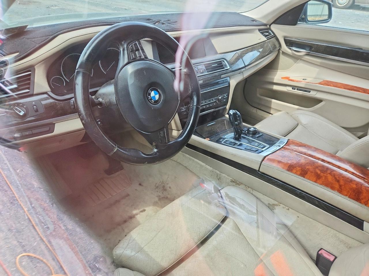 2012 Bmw 750 Li Серебряный vin: WBAKB8C52CC963782