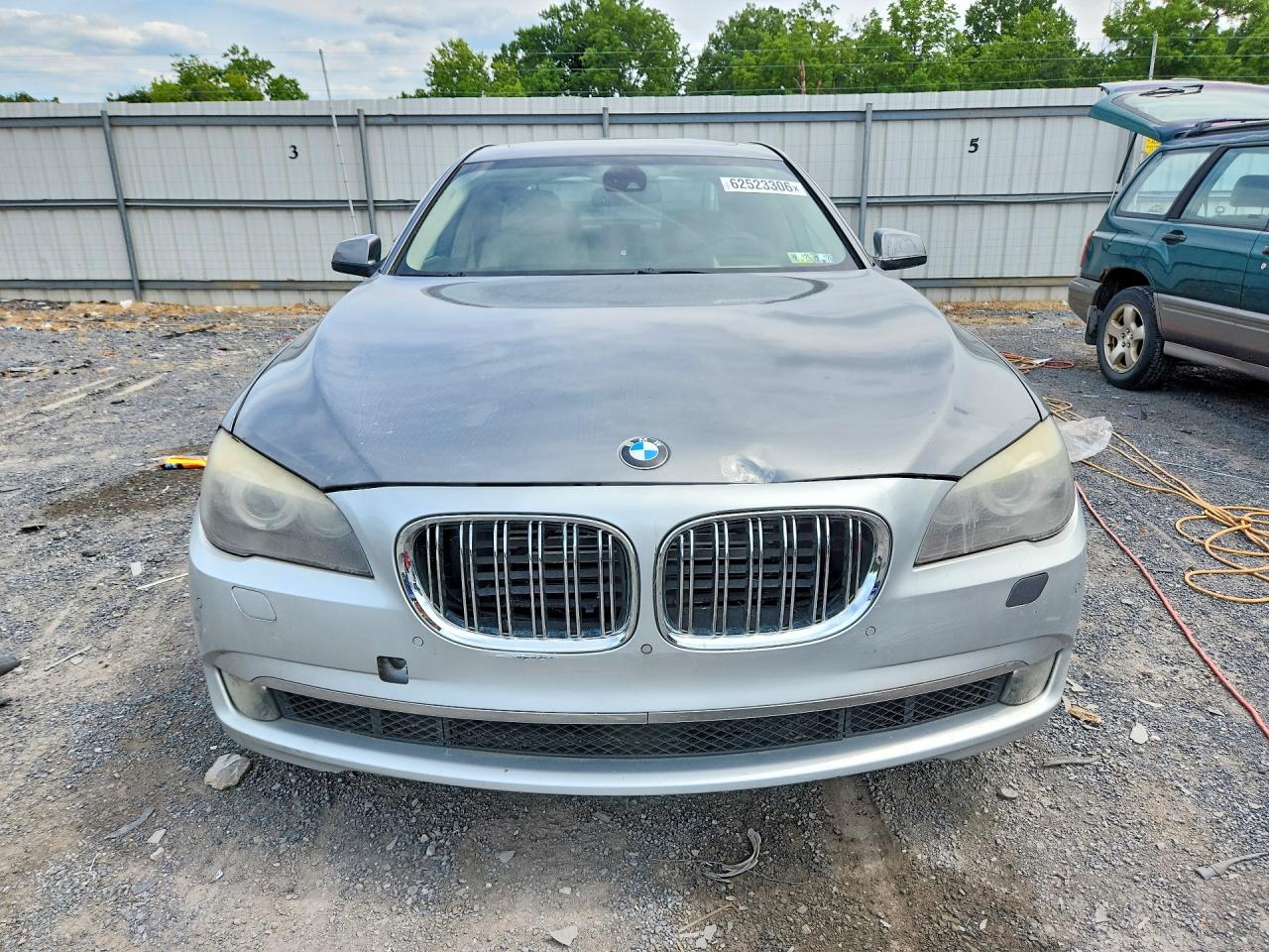 2012 Bmw 750 Li Серебряный vin: WBAKB8C52CC963782