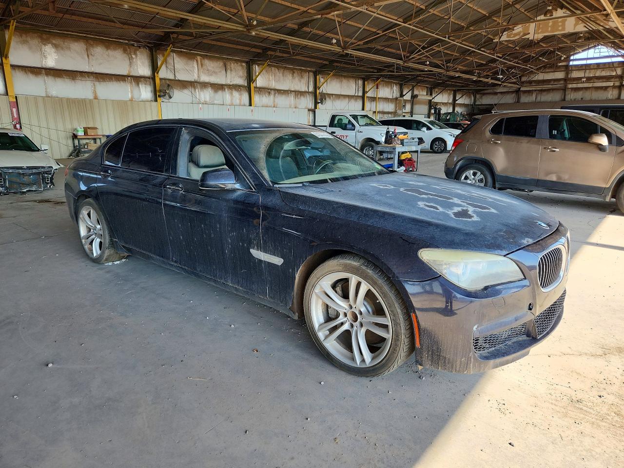 2012 Bmw 750 Li Black vin: WBAKB8C52CC964544