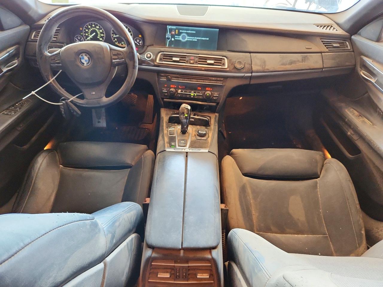 2012 Bmw 750 Li Black vin: WBAKB8C52CC964544