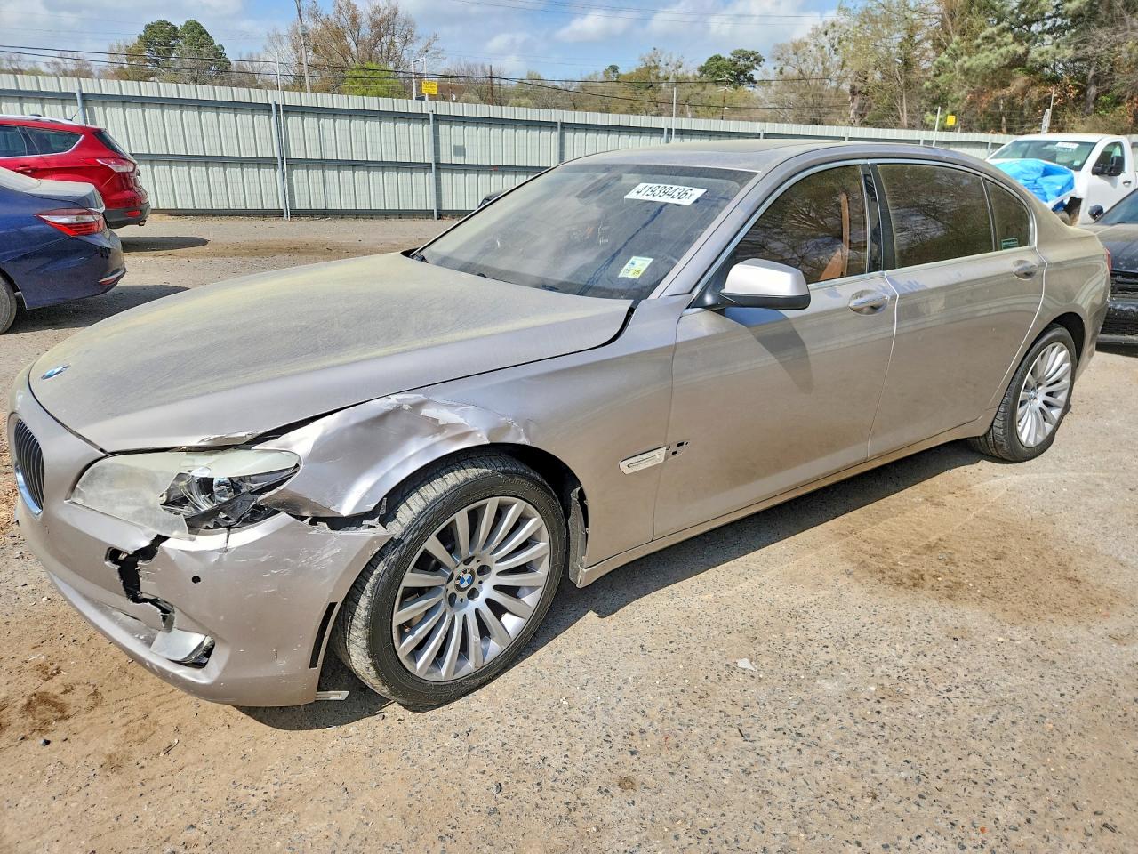 2012 Bmw 750 Li Beige vin: WBAKB8C52CC964706