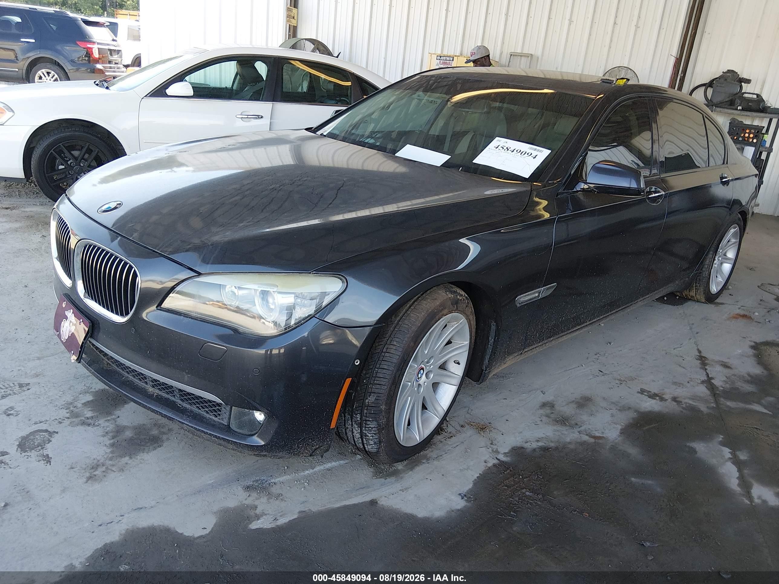 2010 Bmw 750li   Gray vin: WBAKB8C53ACY62991