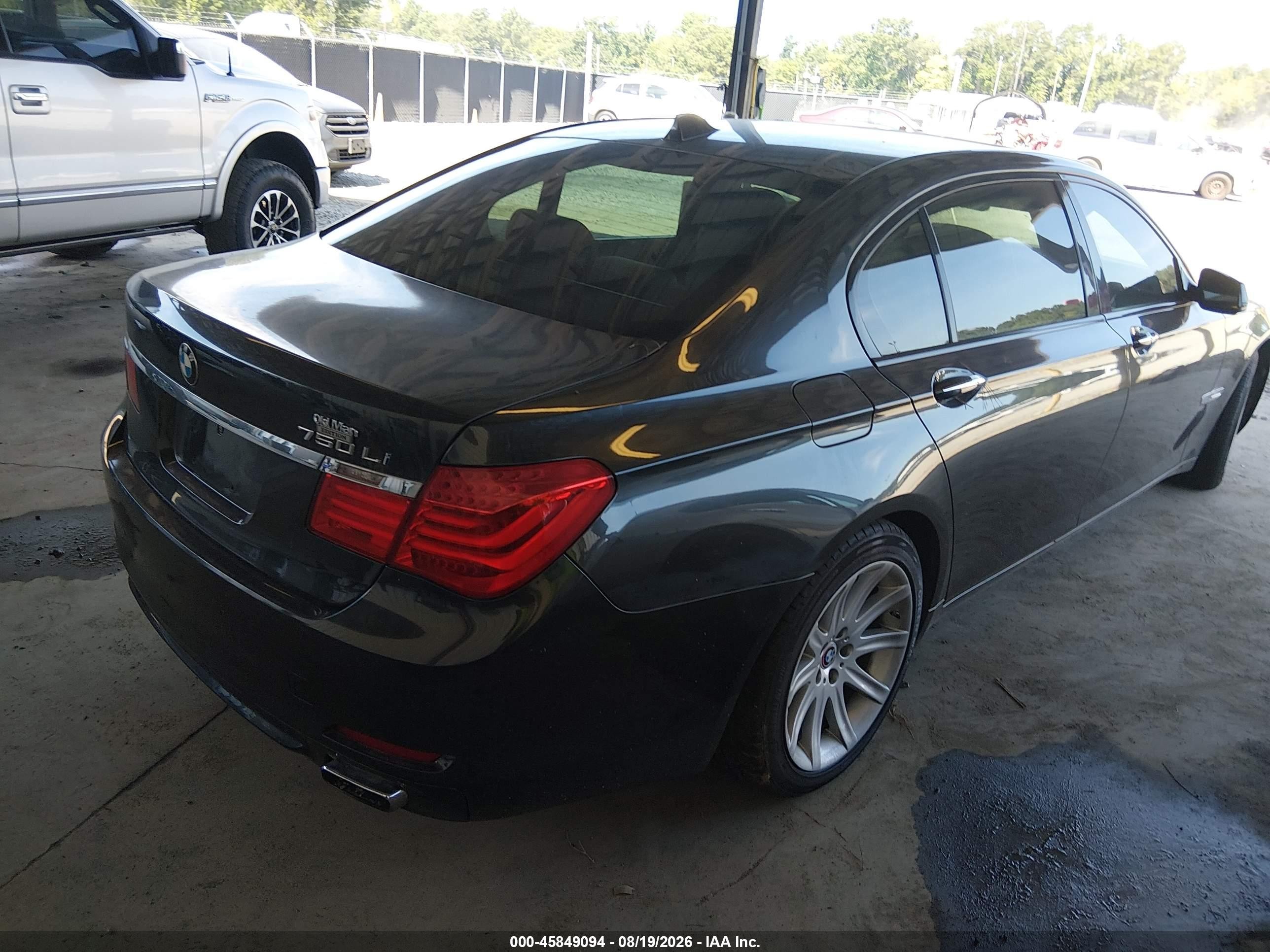2010 Bmw 750li   Gray vin: WBAKB8C53ACY62991