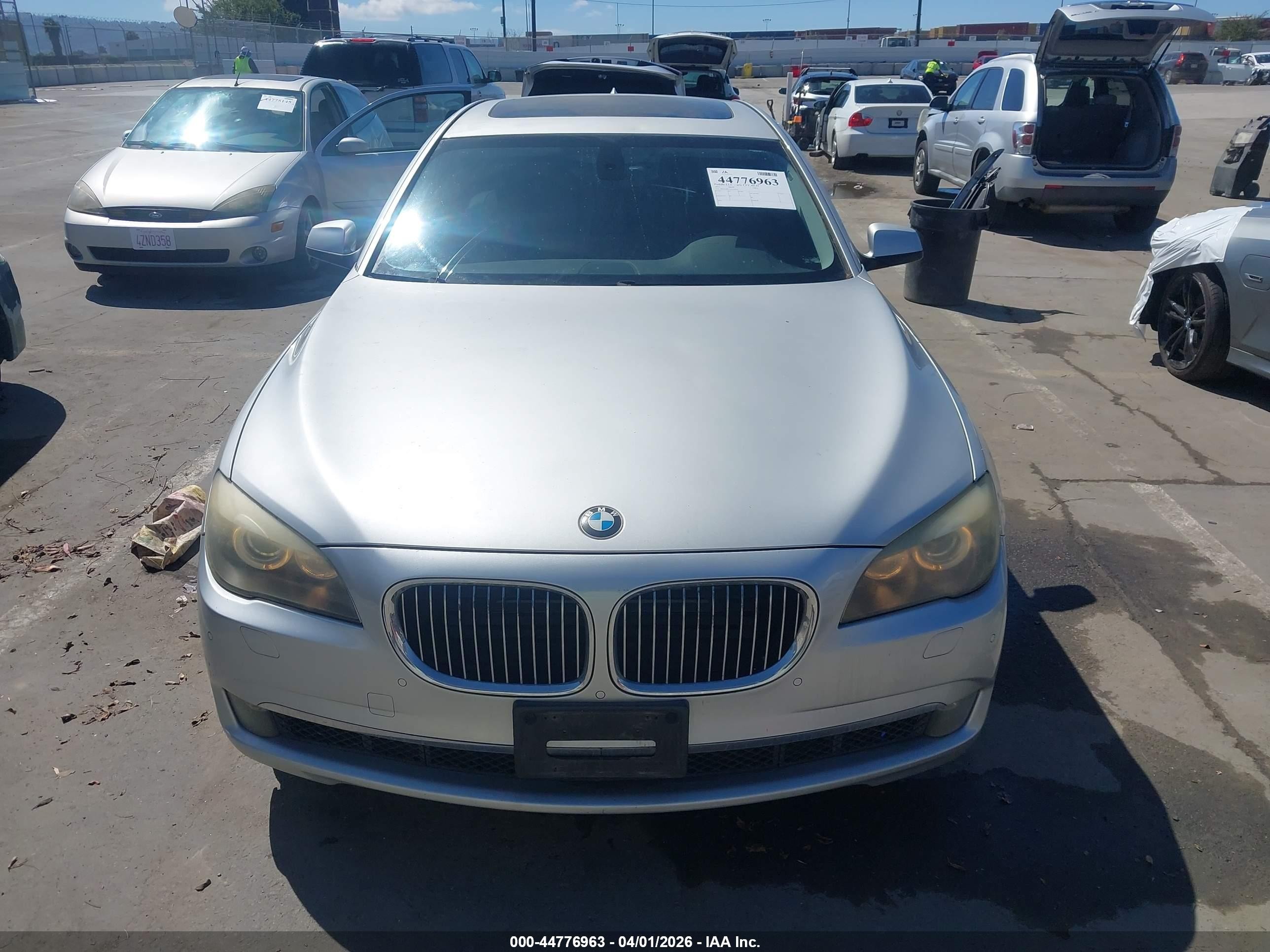 2012 Bmw 750li   Silver vin: WBAKB8C53CC963435