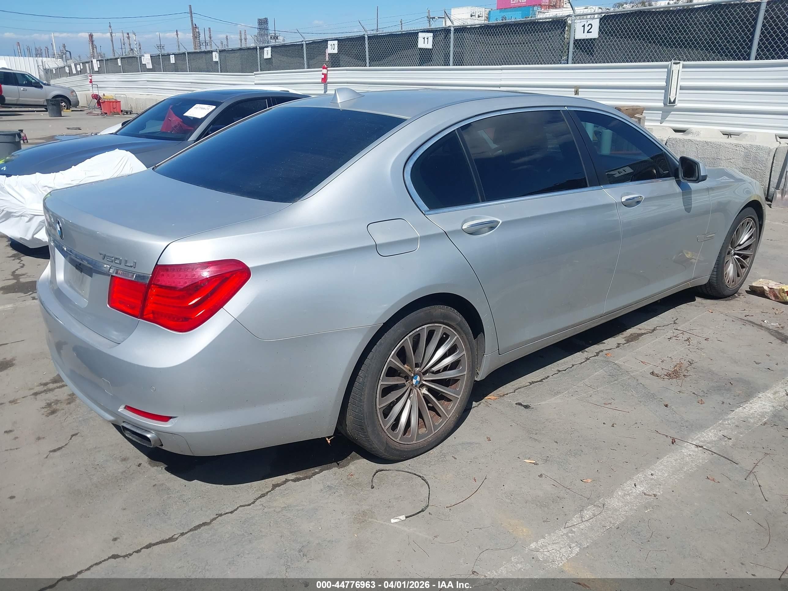 2012 Bmw 750li   Silver vin: WBAKB8C53CC963435