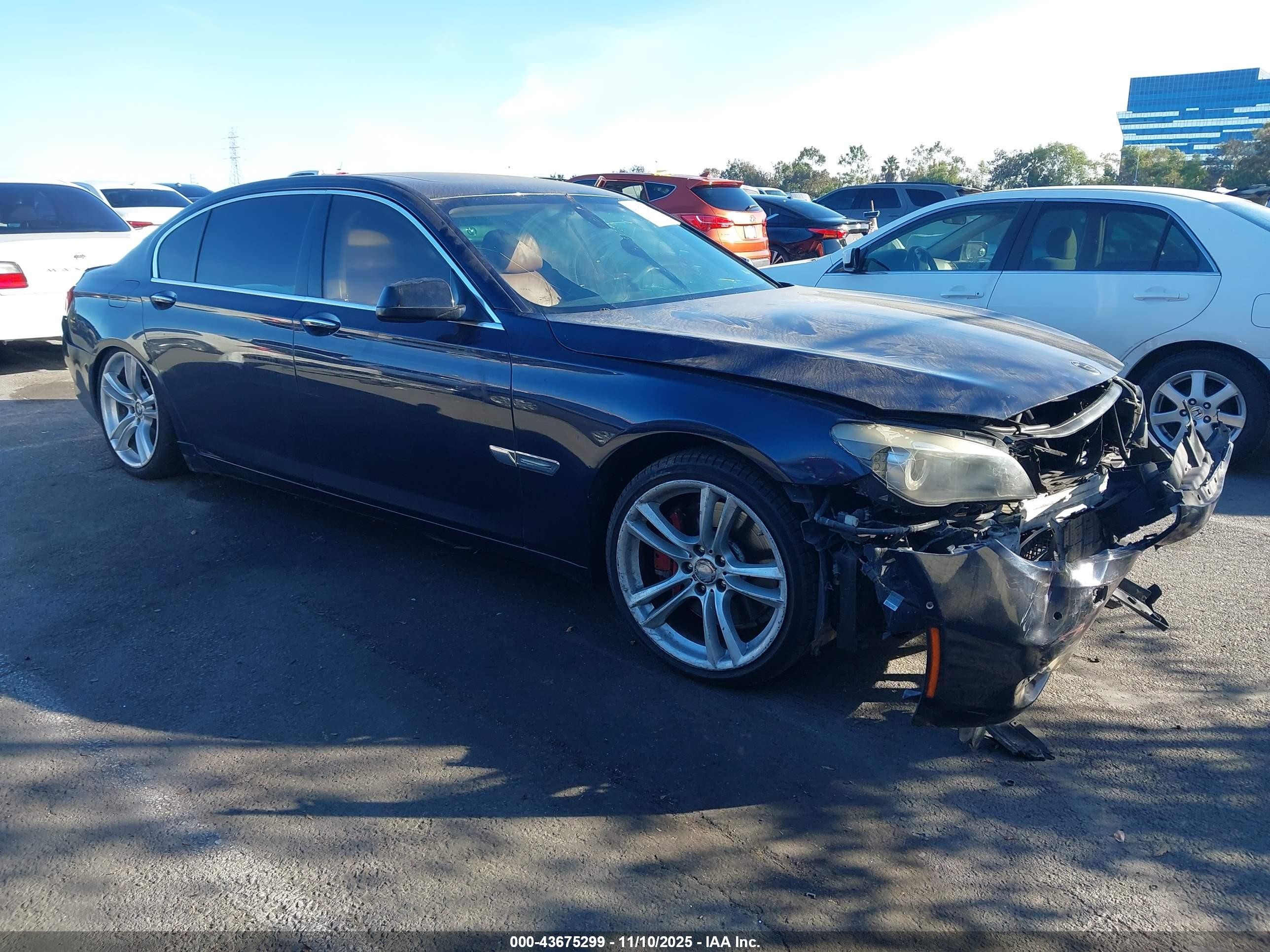 2010 Bmw 750li   Blue vin: WBAKB8C54ACY64412