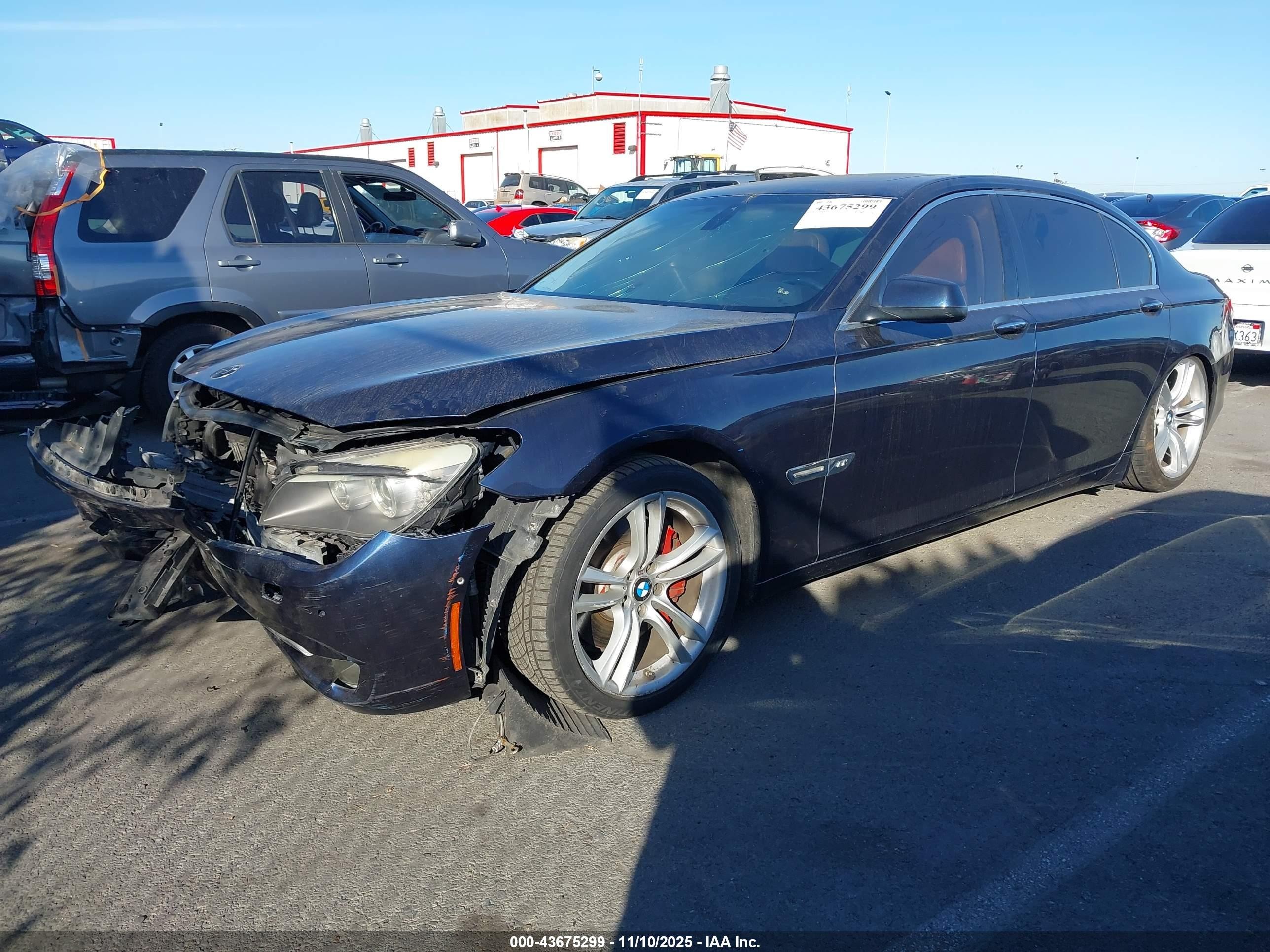 2010 Bmw 750li   Blue vin: WBAKB8C54ACY64412