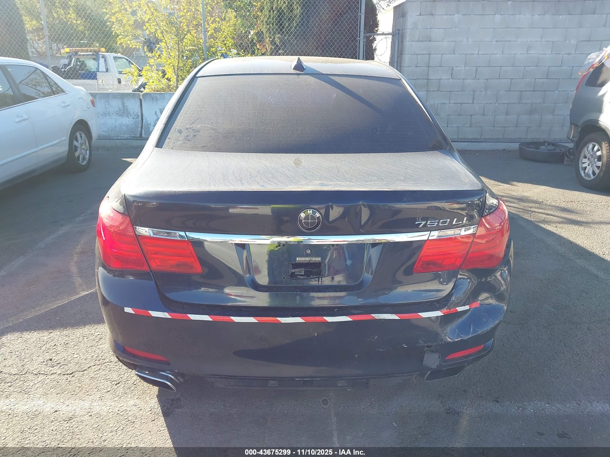 2010 Bmw 750li   Blue vin: WBAKB8C54ACY64412