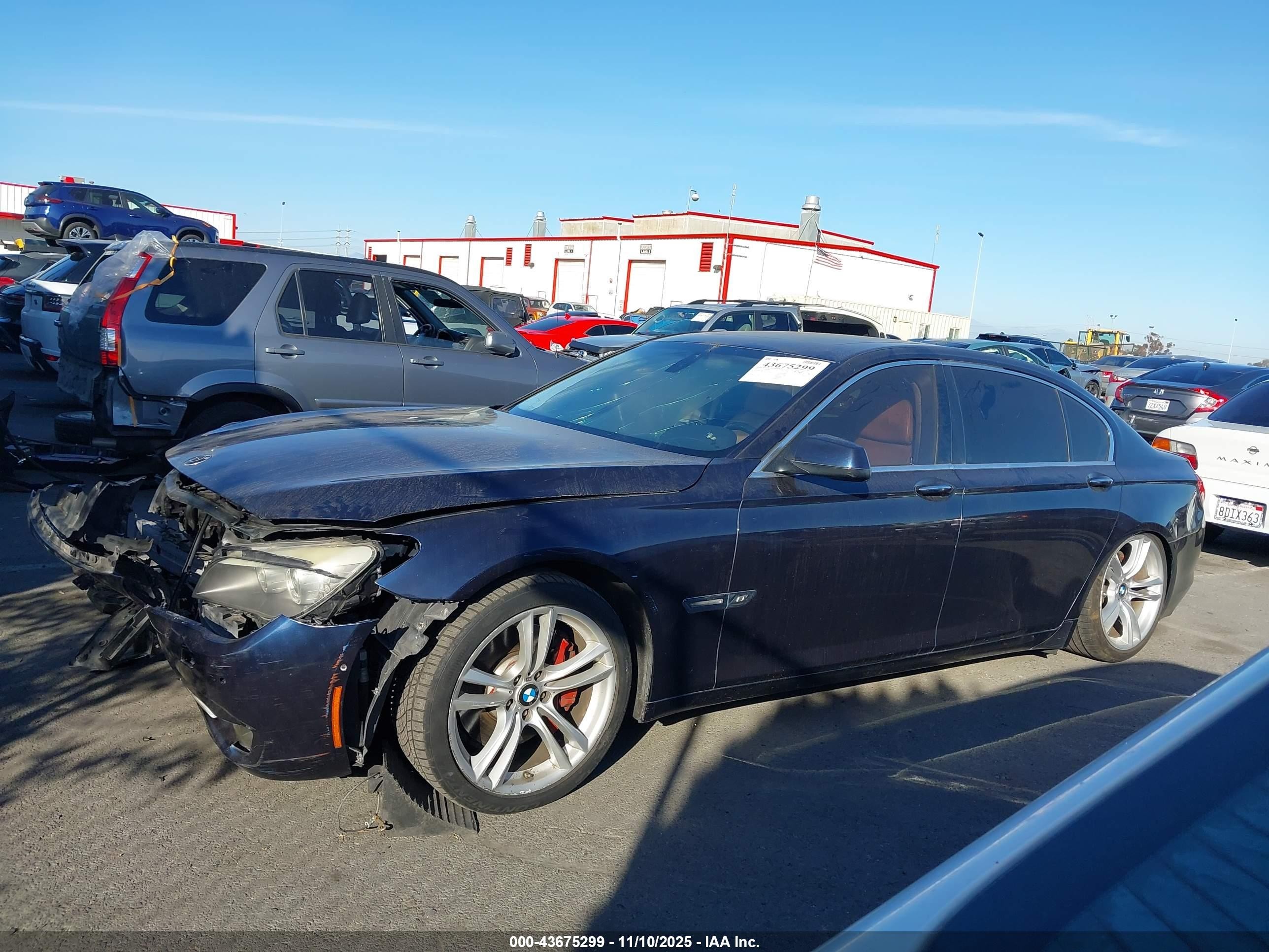 2010 Bmw 750li   Blue vin: WBAKB8C54ACY64412