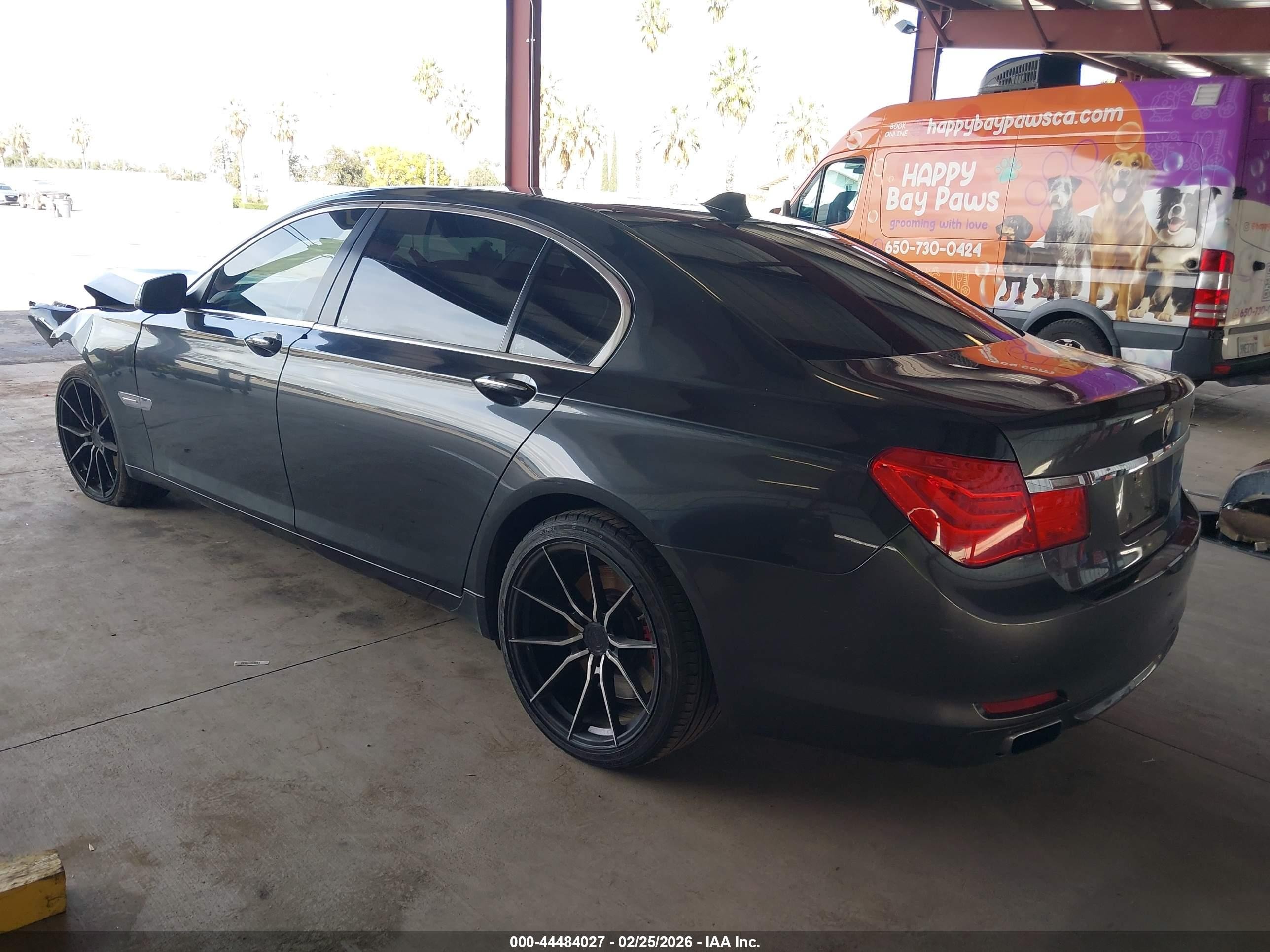 2011 Bmw 750li   Gray vin: WBAKB8C54BCY66159