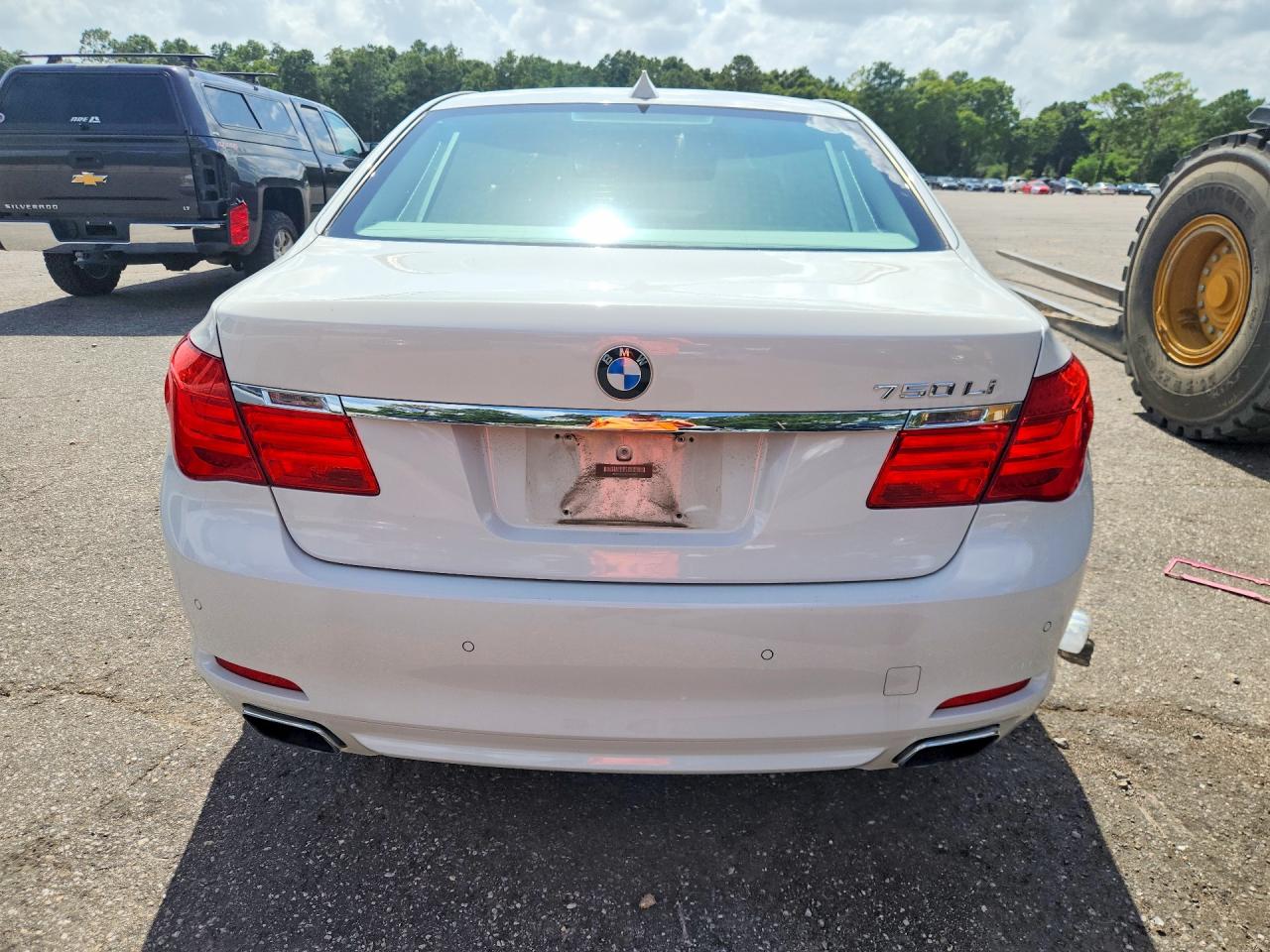 2012 Bmw 750 Li White vin: WBAKB8C54CC963587