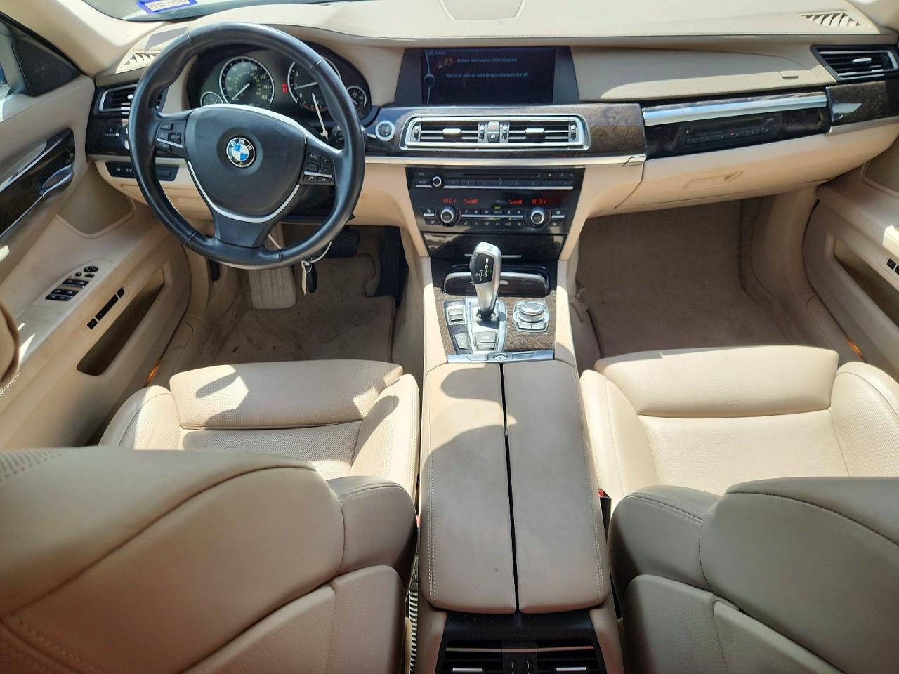 2012 Bmw 750 Li White vin: WBAKB8C54CC963587
