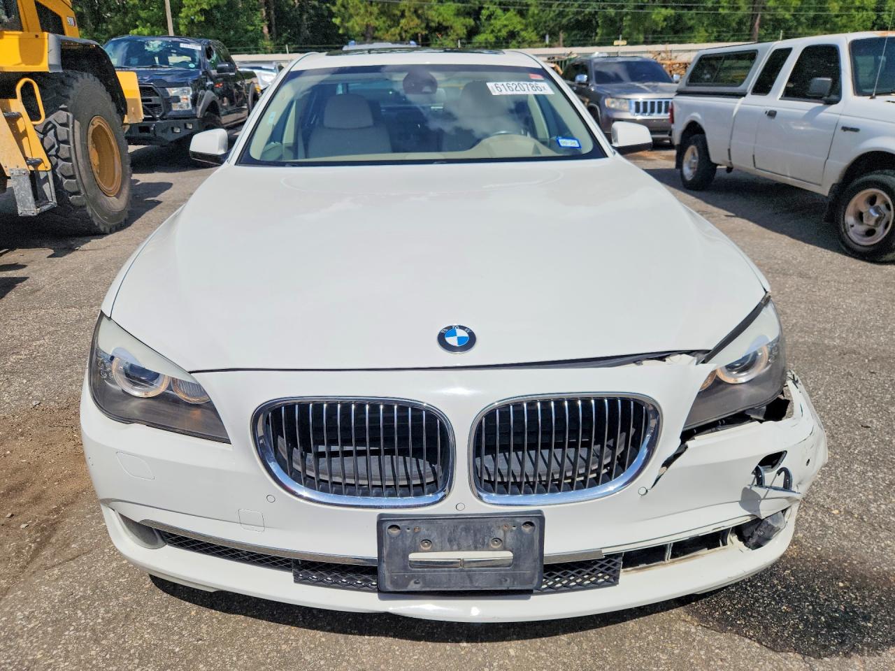 2012 Bmw 750 Li White vin: WBAKB8C54CC963587