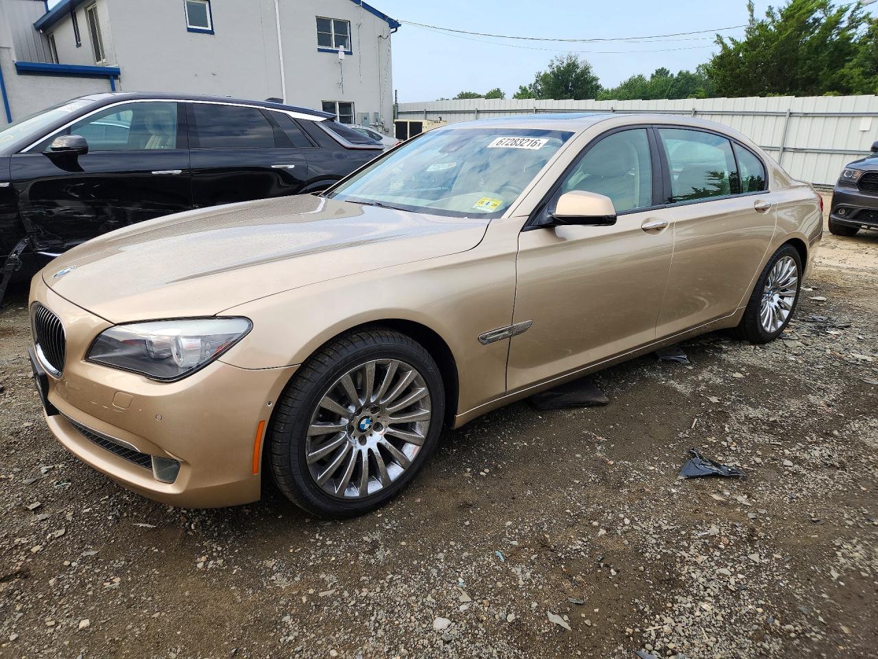 2012 Bmw 750 Li Beige vin: WBAKB8C54CDX20484