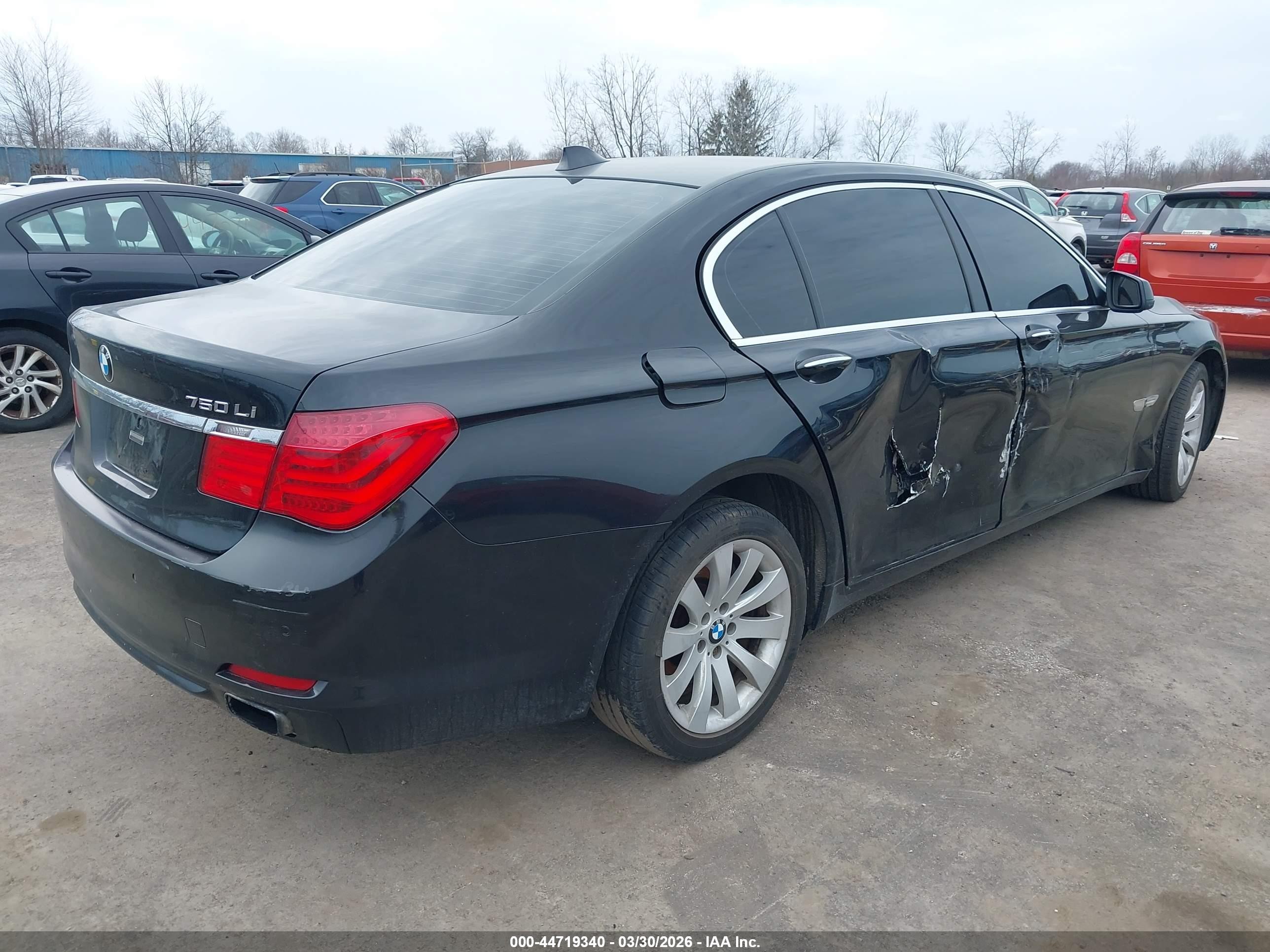 2010 Bmw 750li   Black vin: WBAKB8C55ACY63401