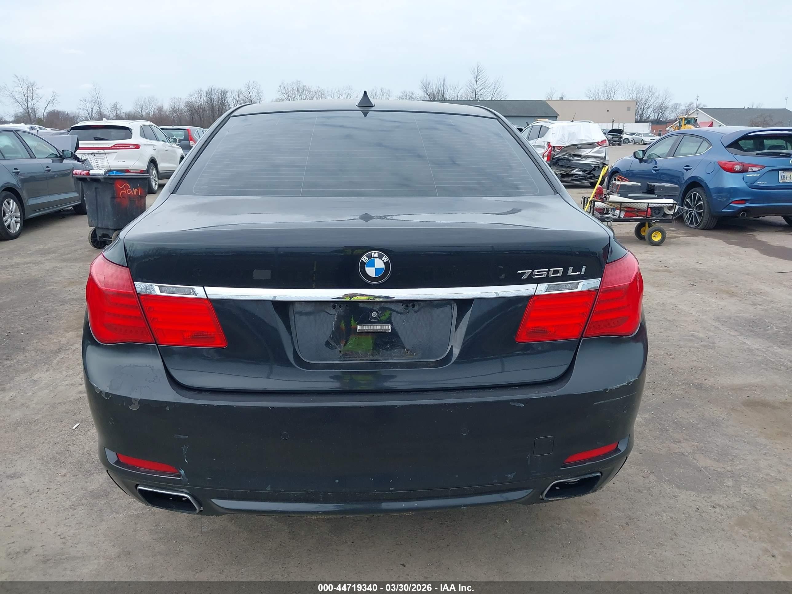 2010 Bmw 750li   Black vin: WBAKB8C55ACY63401