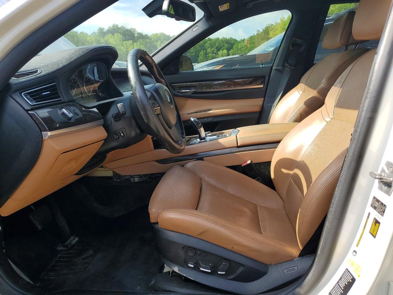 2011 Bmw 750 Li White vin: WBAKB8C55BC852108