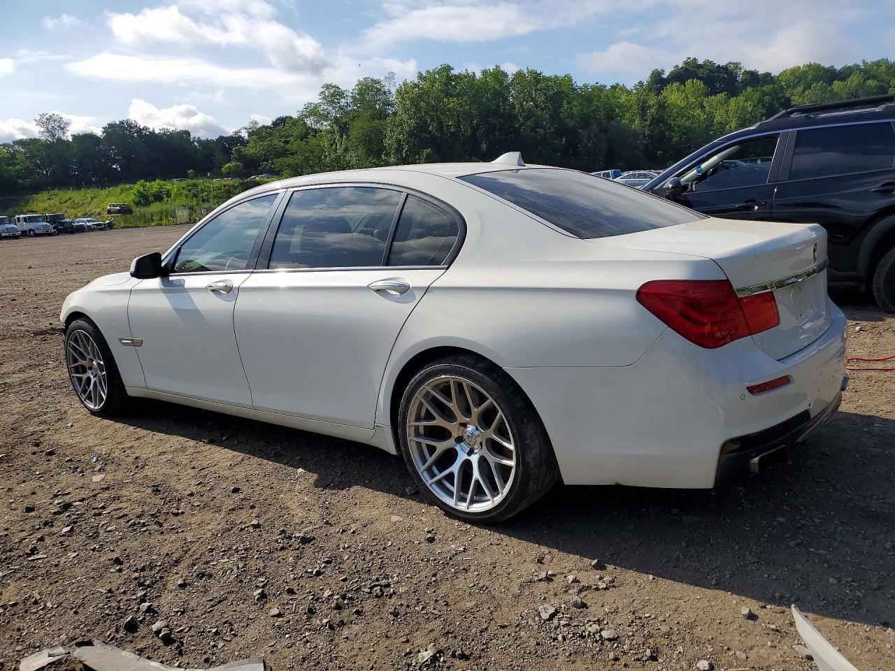 2011 Bmw 750 Li White vin: WBAKB8C55BC852108