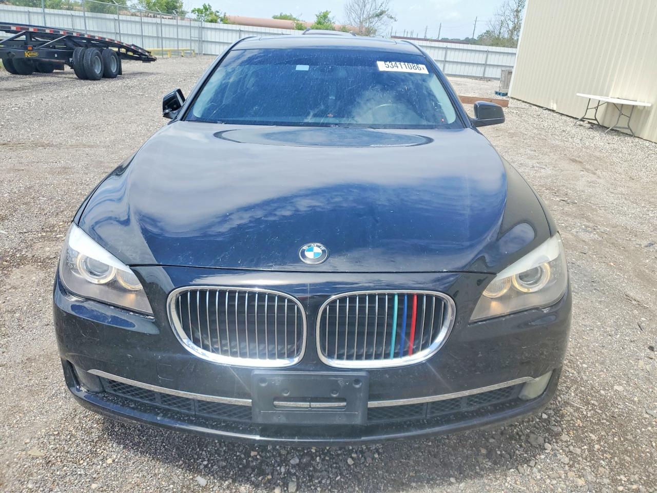 2011 Bmw 750 Li Black vin: WBAKB8C55BCY66204