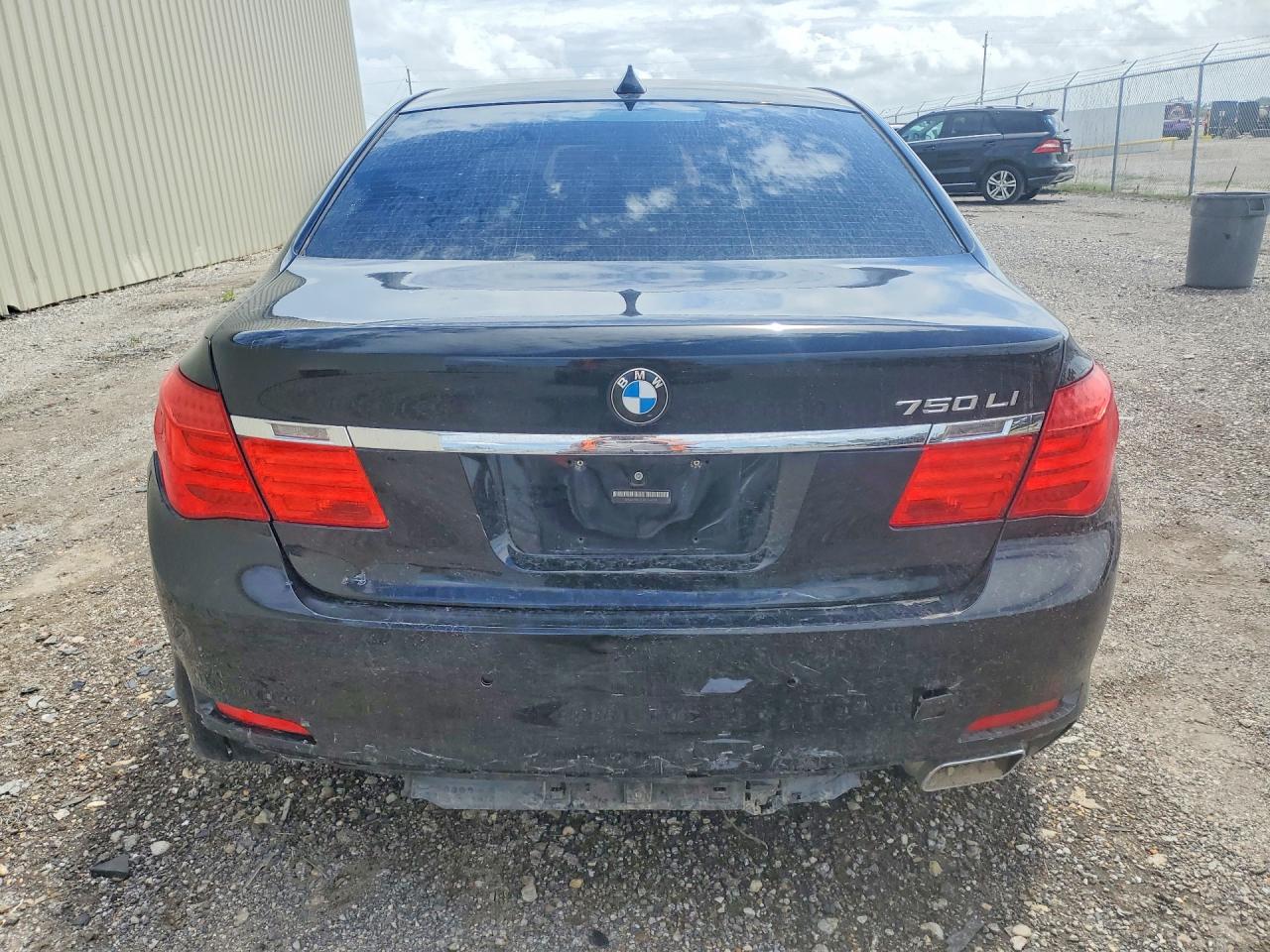 2011 Bmw 750 Li Black vin: WBAKB8C55BCY66204