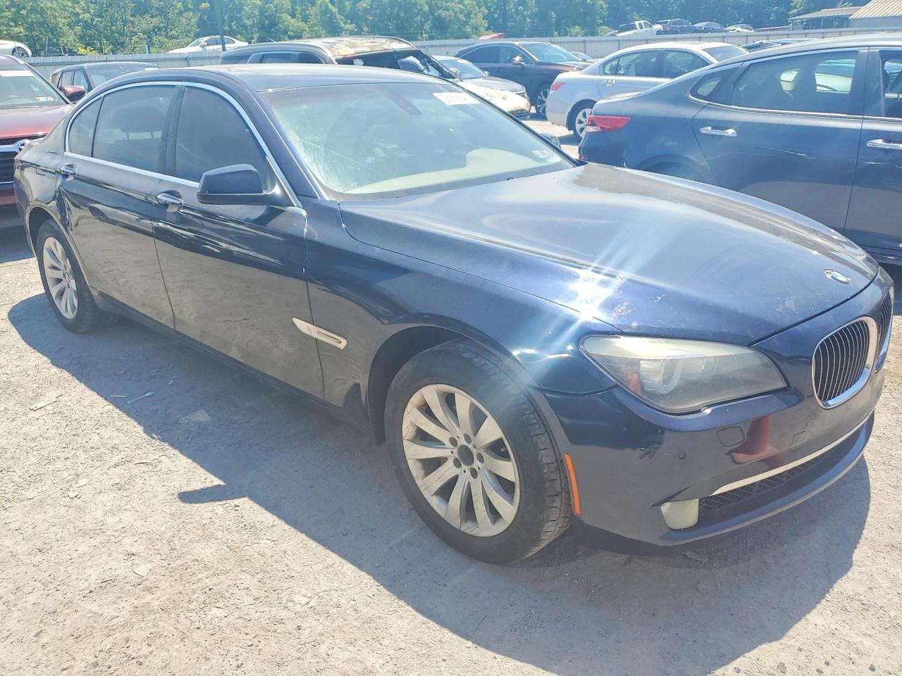 2011 Bmw 750 Li Blue vin: WBAKB8C55BCY66445