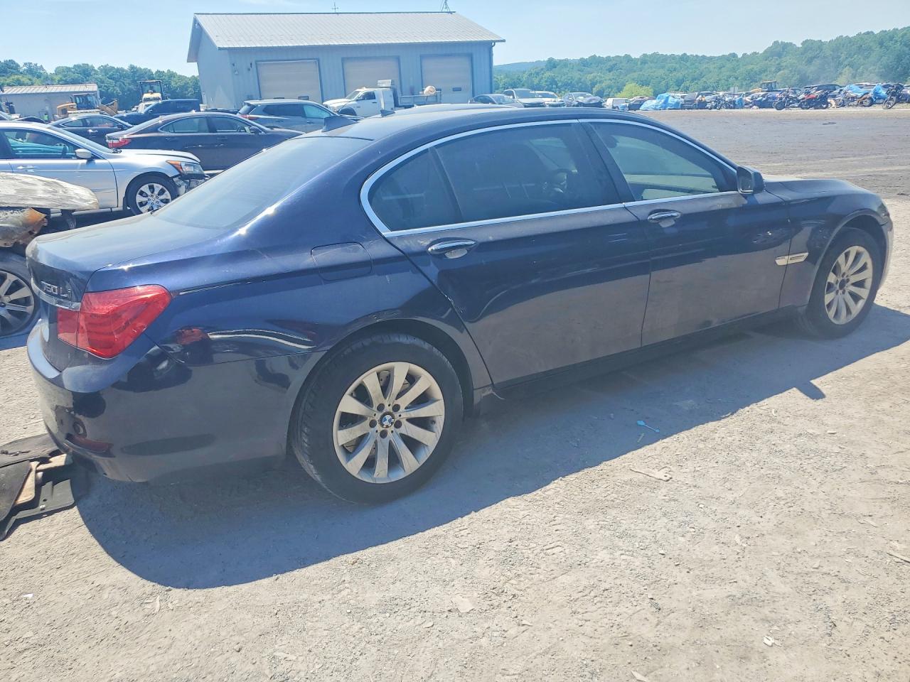 2011 Bmw 750 Li Blue vin: WBAKB8C55BCY66445