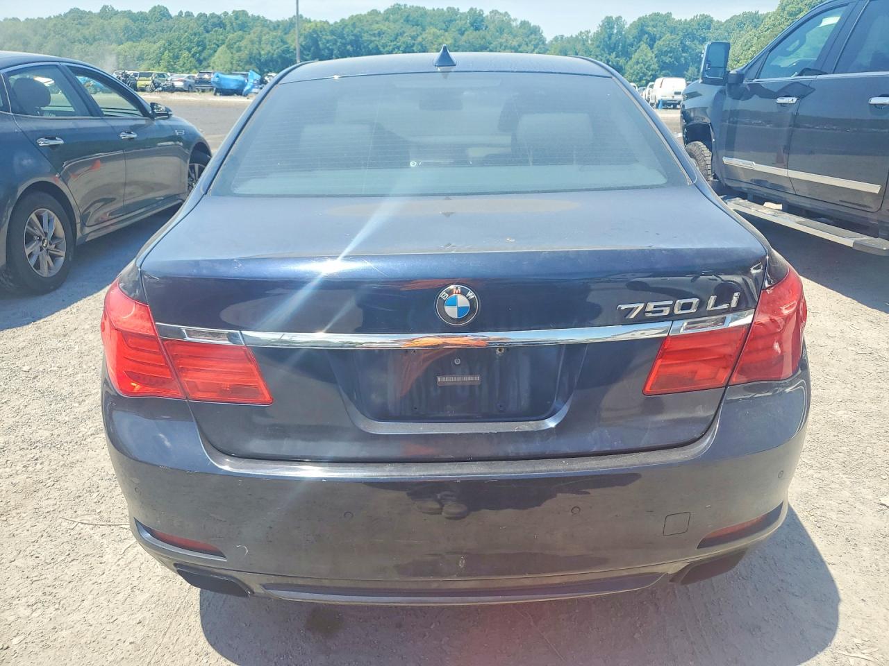 2011 Bmw 750 Li Blue vin: WBAKB8C55BCY66445