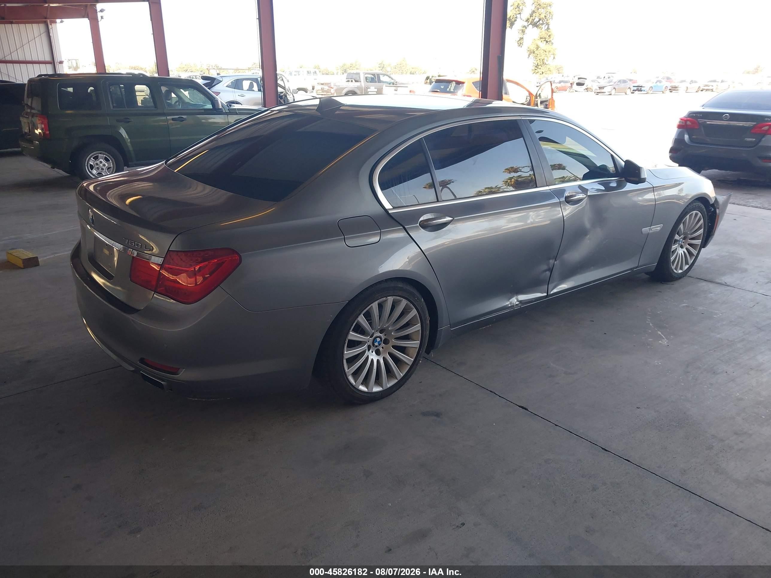 2012 Bmw 750li   Gray vin: WBAKB8C55CC964229