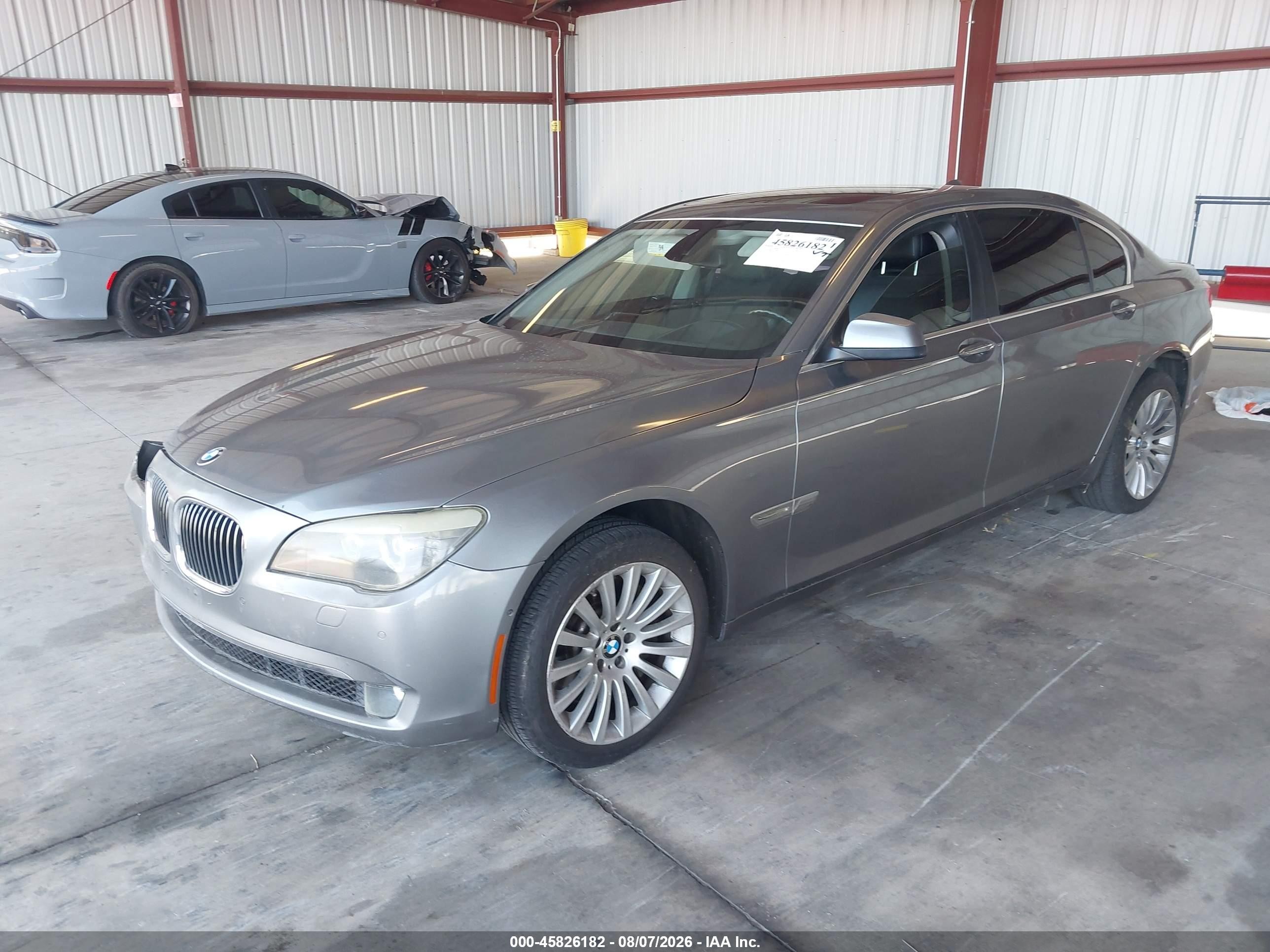 2012 Bmw 750li   Gray vin: WBAKB8C55CC964229