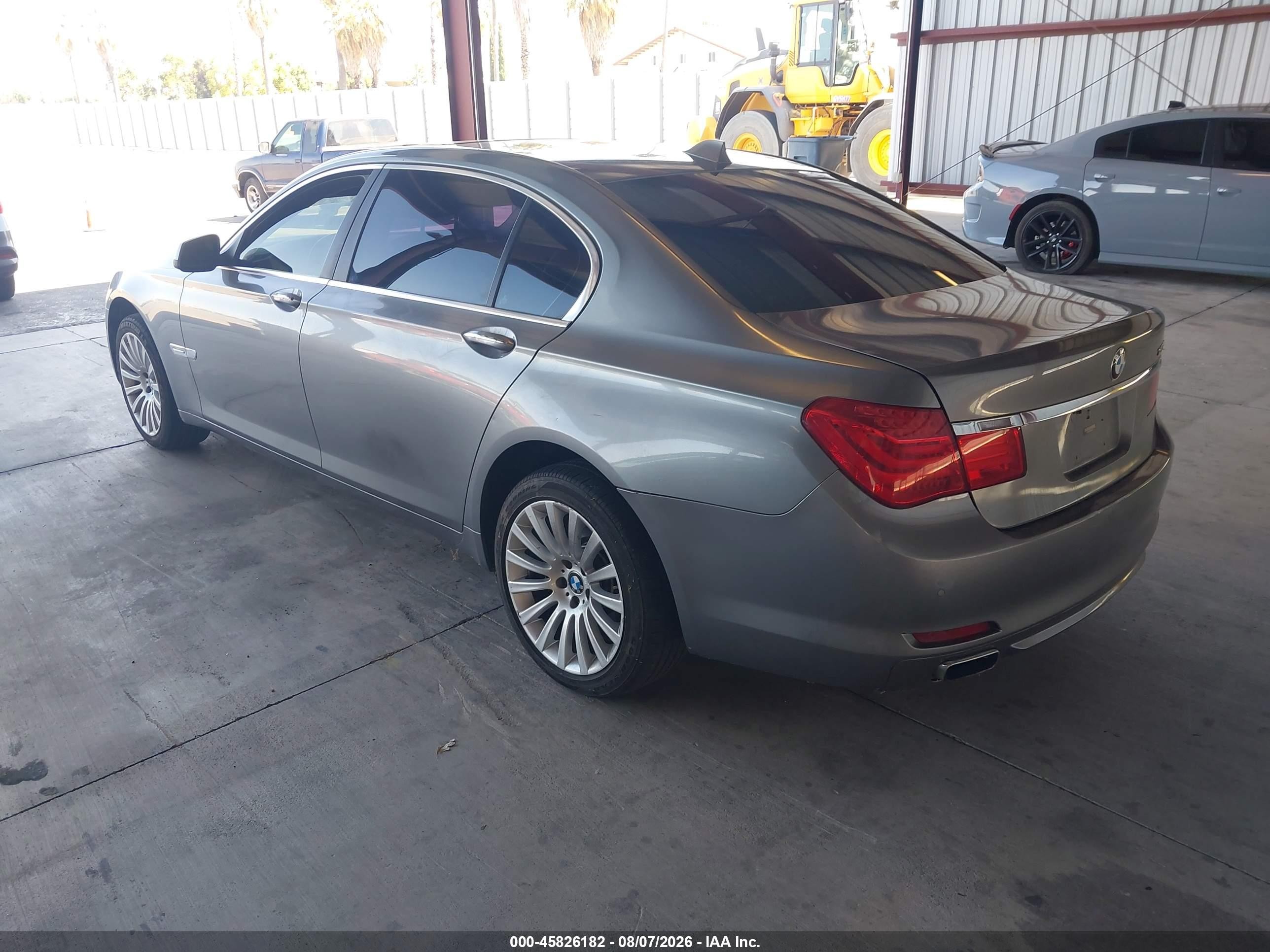 2012 Bmw 750li   Gray vin: WBAKB8C55CC964229
