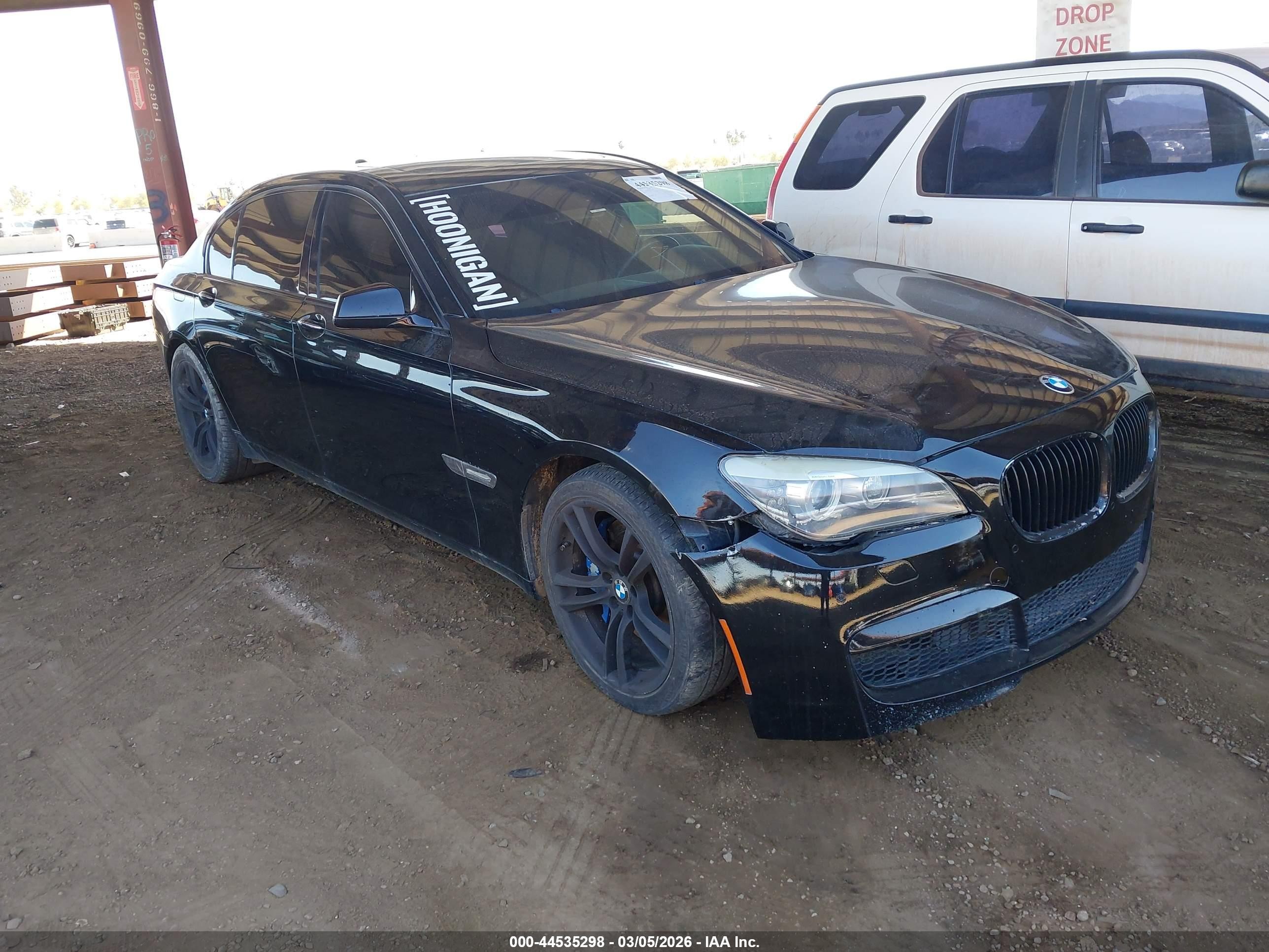 2012 Bmw 750li   Black vin: WBAKB8C55CC964313