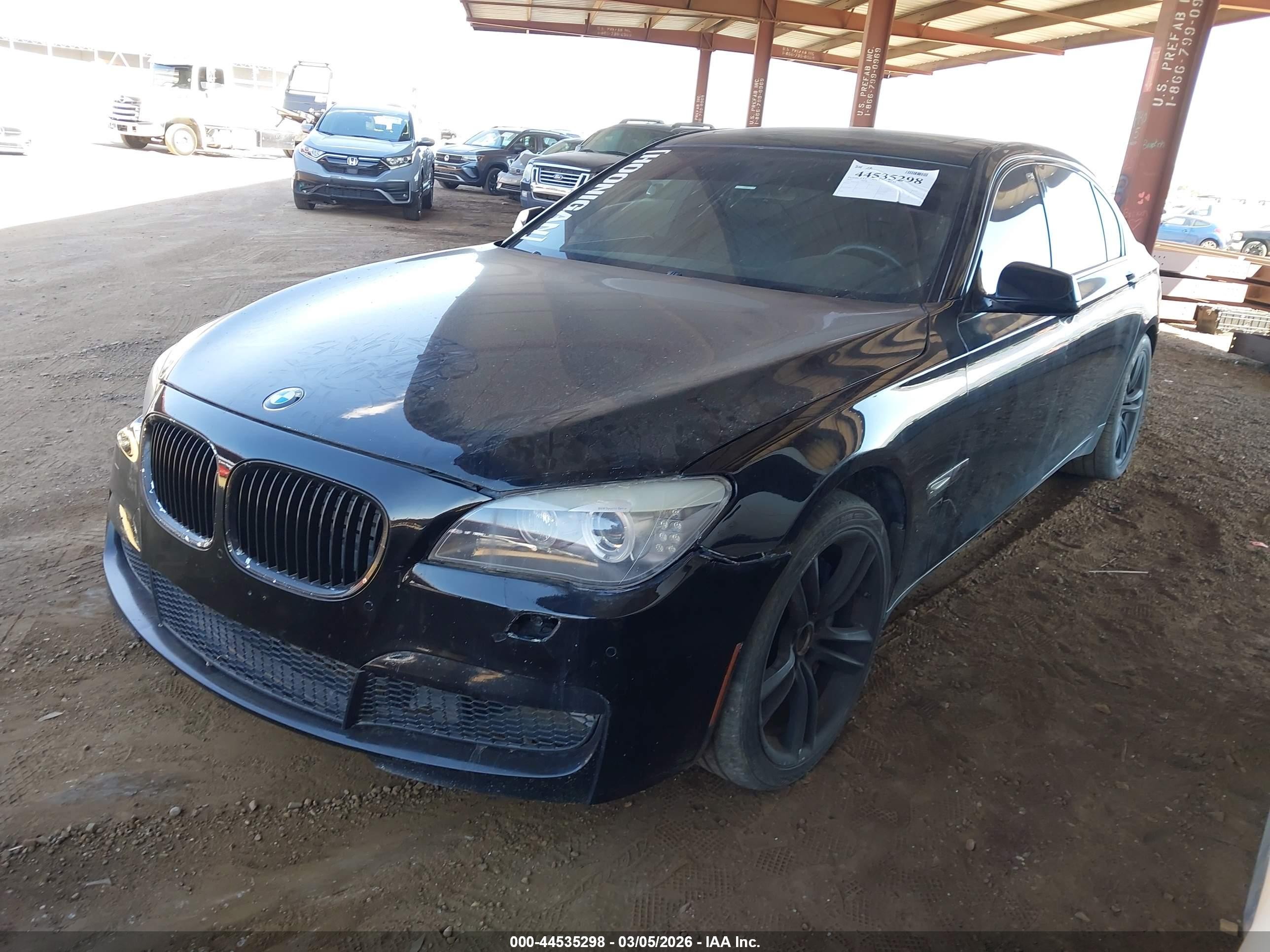 2012 Bmw 750li   Black vin: WBAKB8C55CC964313