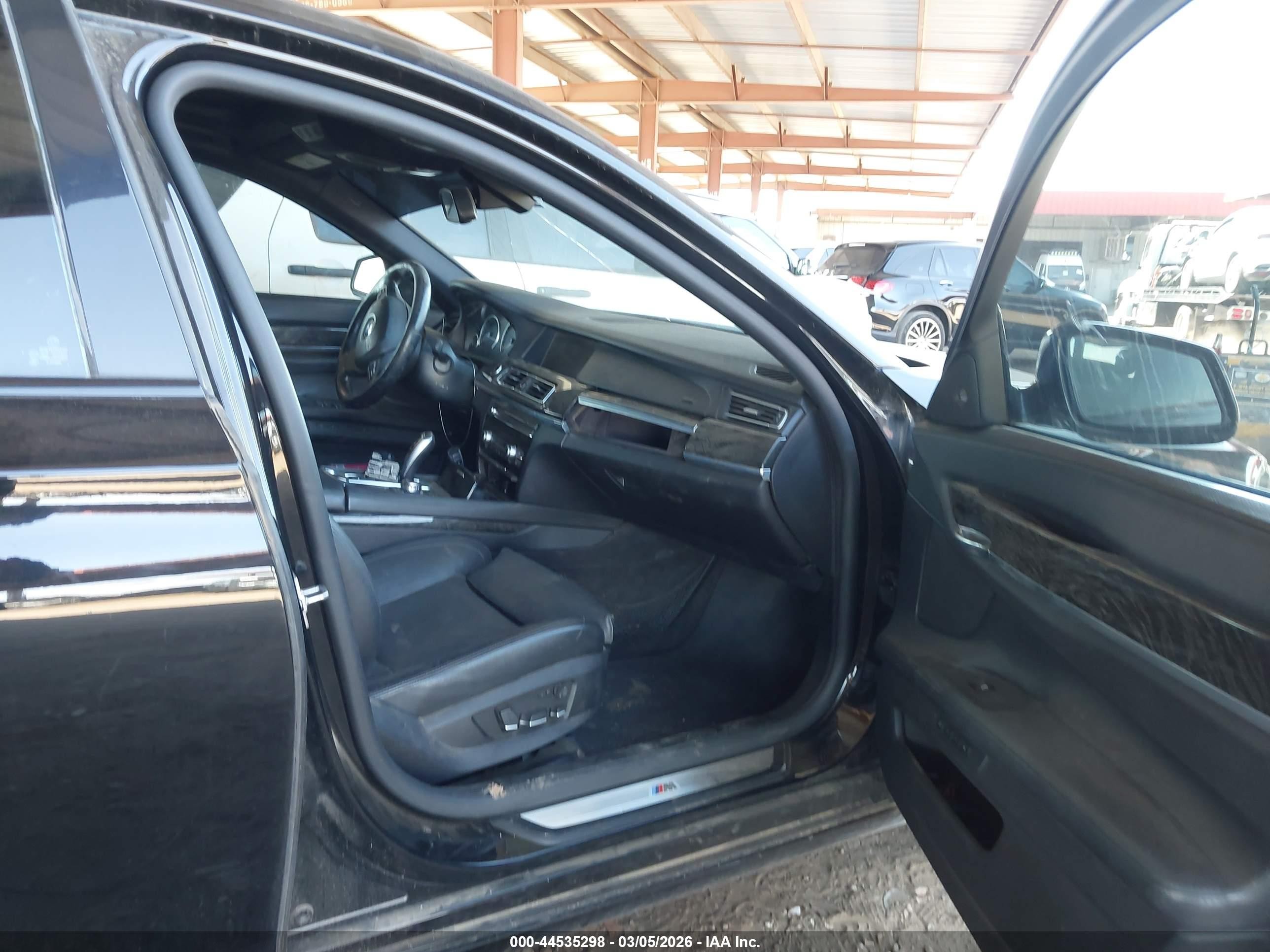 2012 Bmw 750li   Black vin: WBAKB8C55CC964313