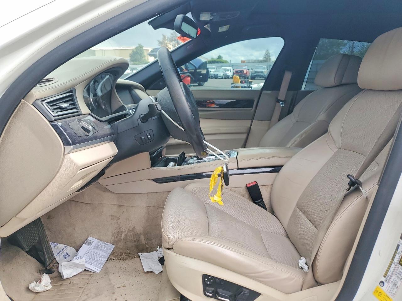 2010 Bmw 750 Li White vin: WBAKB8C56ACY62757