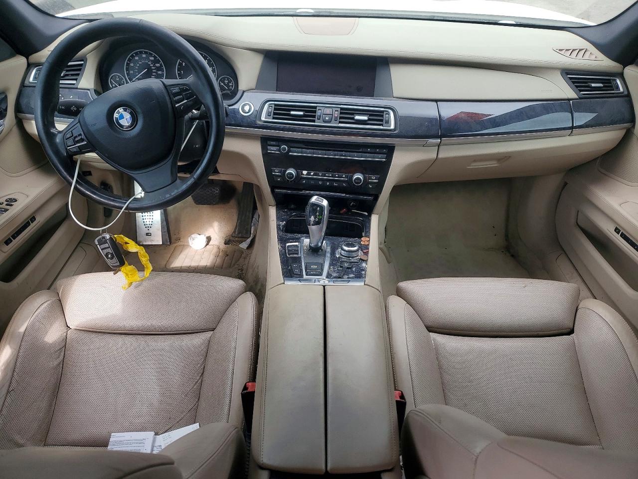 2010 Bmw 750 Li White vin: WBAKB8C56ACY62757