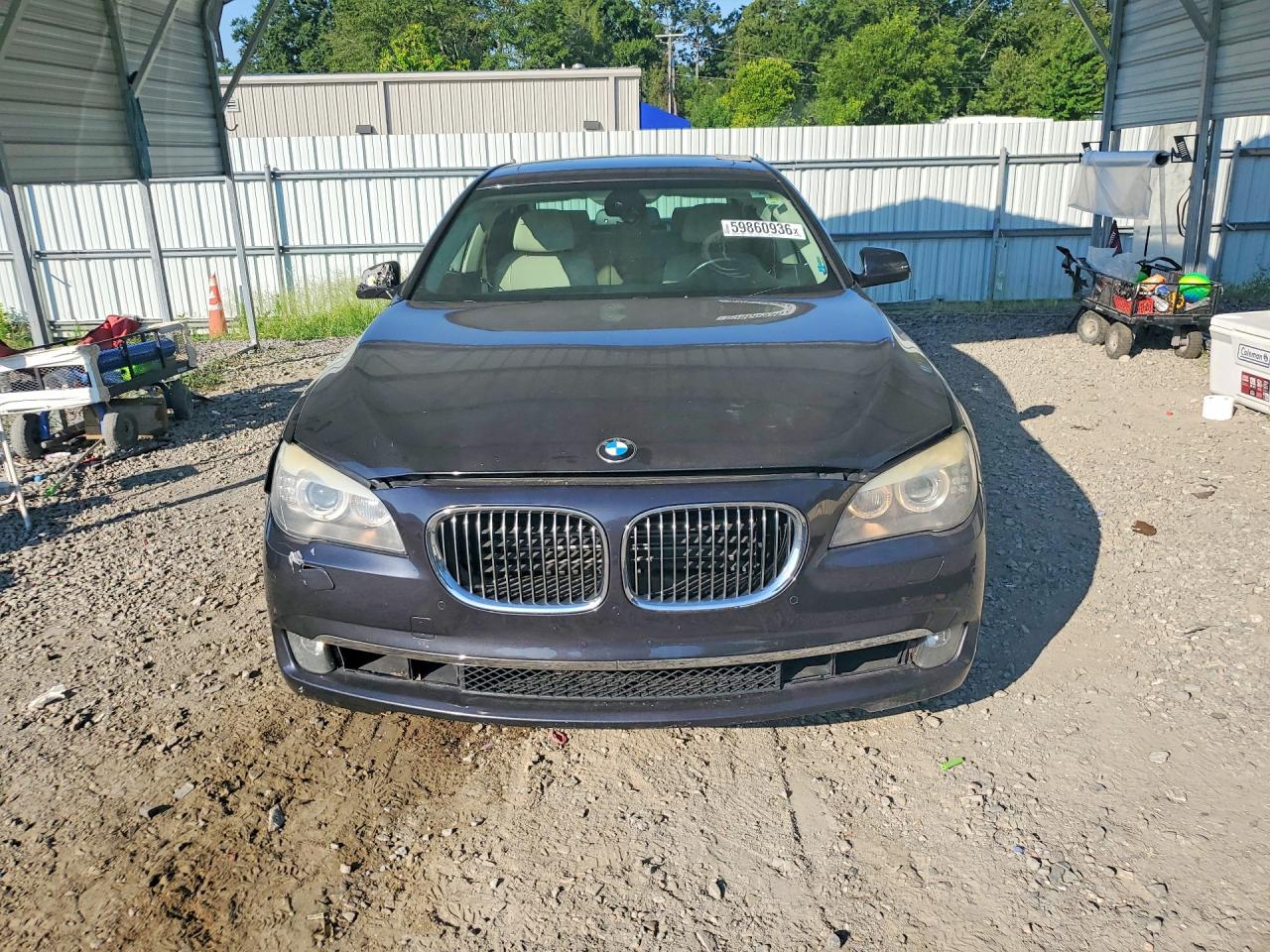 2010 Bmw 750 Li Black vin: WBAKB8C56ACY63715
