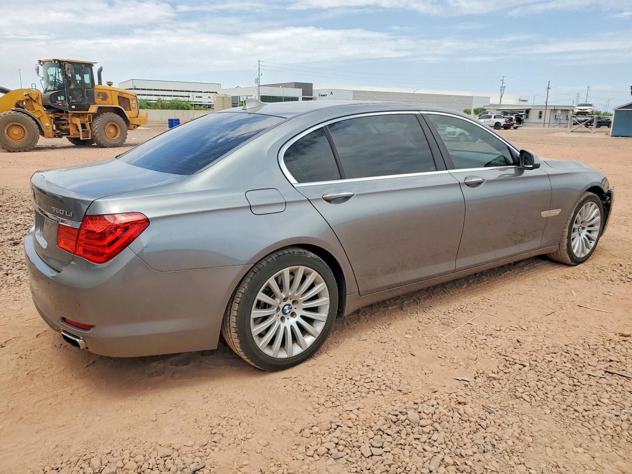 2012 Bmw 750 Li Gray vin: WBAKB8C56CC963235