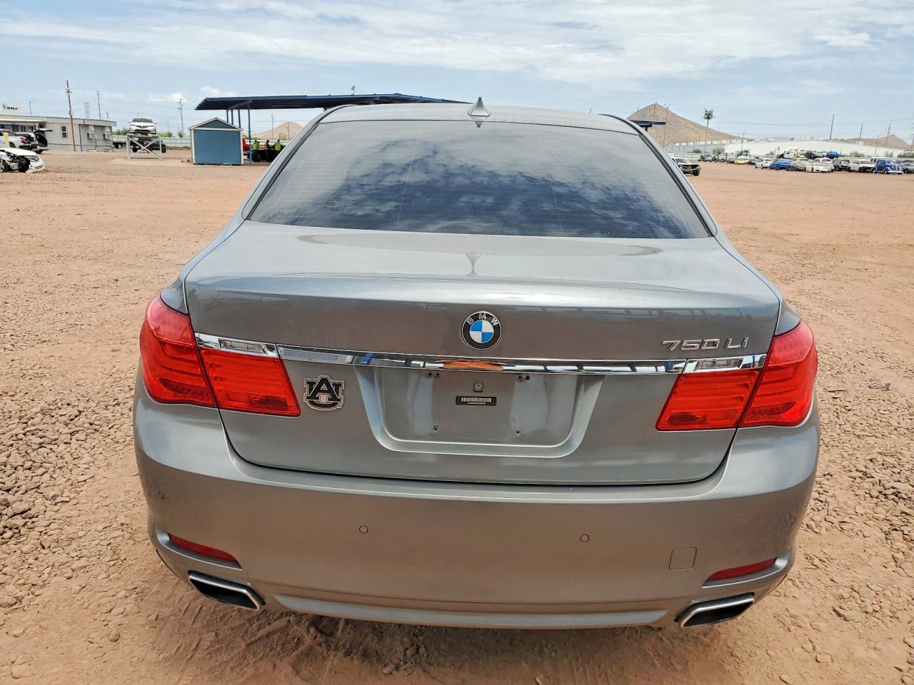 2012 Bmw 750 Li Gray vin: WBAKB8C56CC963235