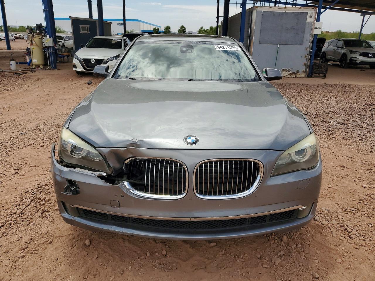 2012 Bmw 750 Li Gray vin: WBAKB8C56CC963235