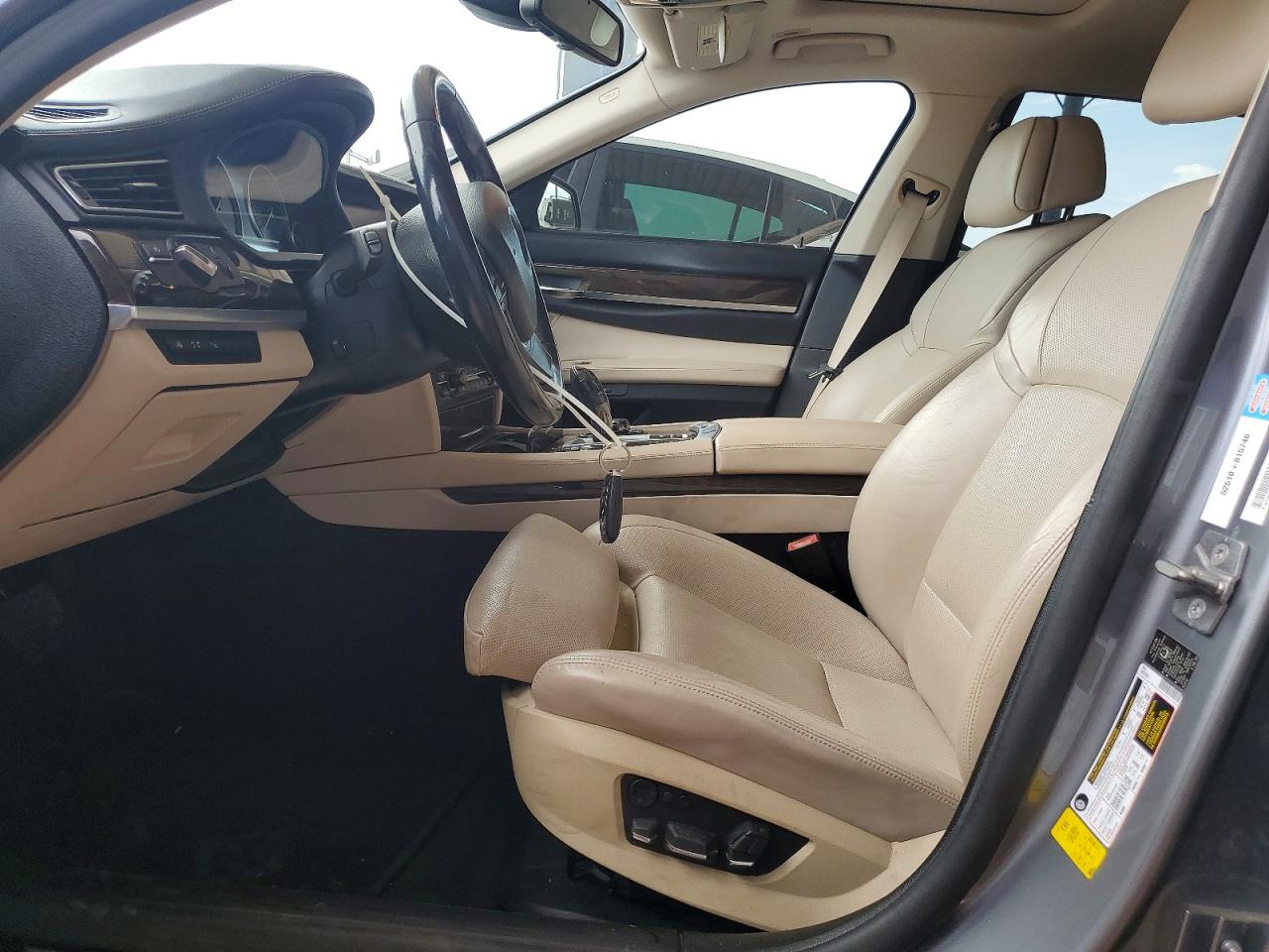 2012 Bmw 750 Li Gray vin: WBAKB8C56CC963235