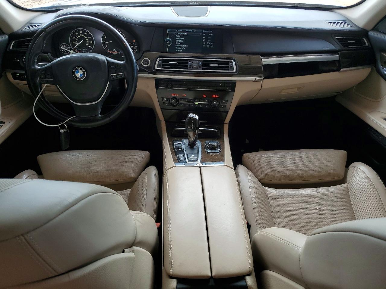 2012 Bmw 750 Li Gray vin: WBAKB8C56CC963235