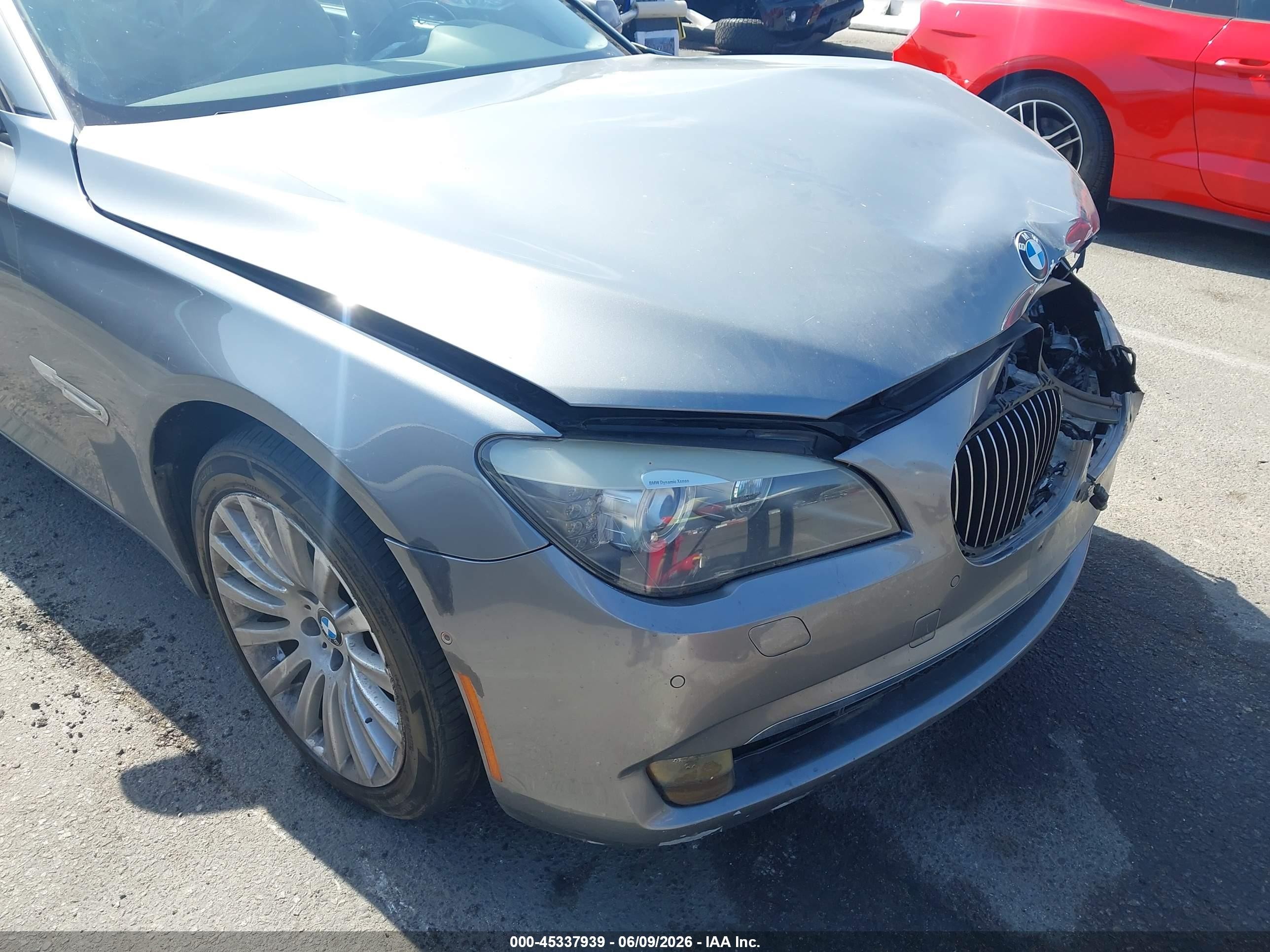 2010 Bmw 750li   Silver vin: WBAKB8C57ACY62959