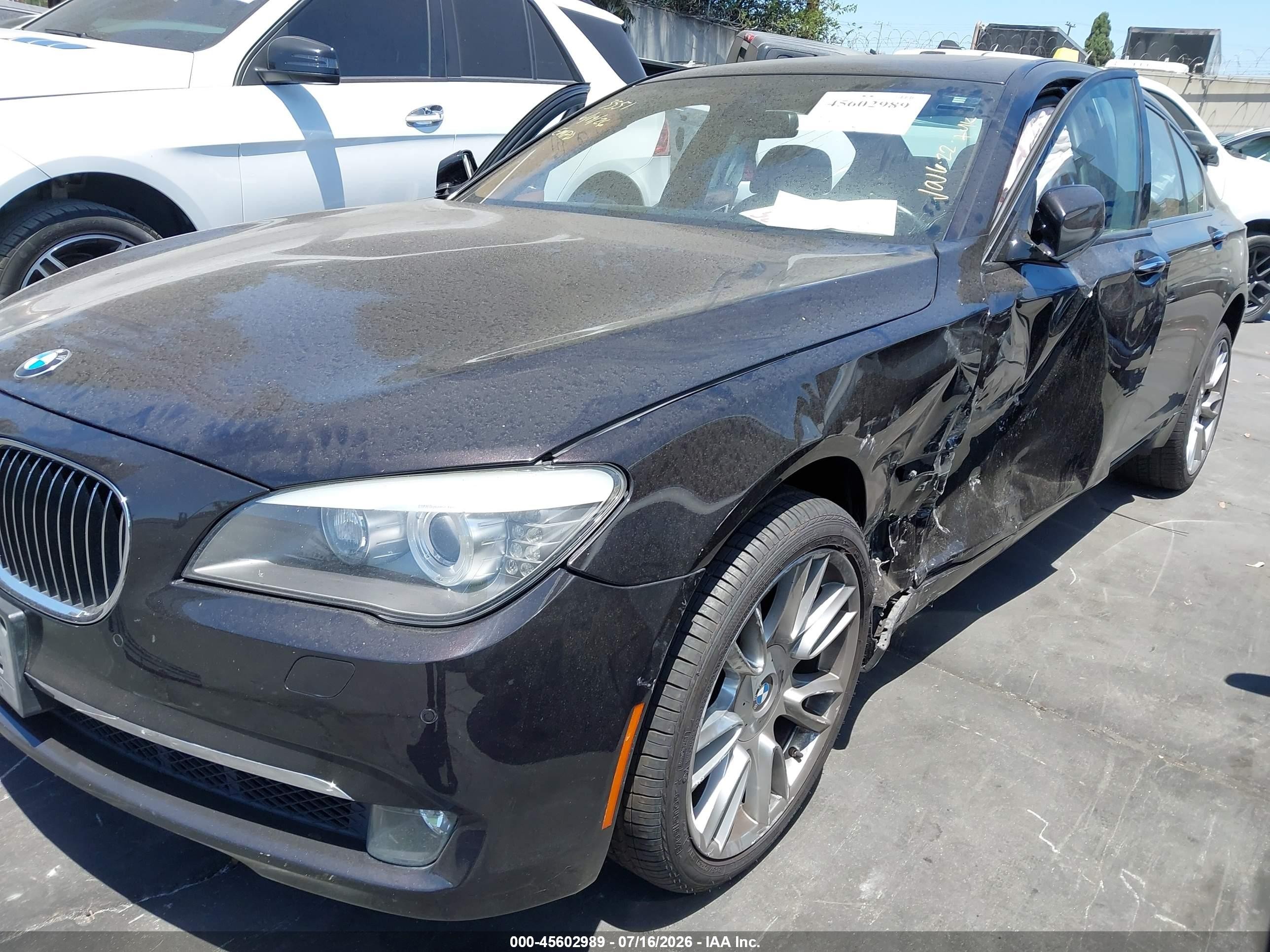 2011 Bmw 750li   Black vin: WBAKB8C57BCY64714