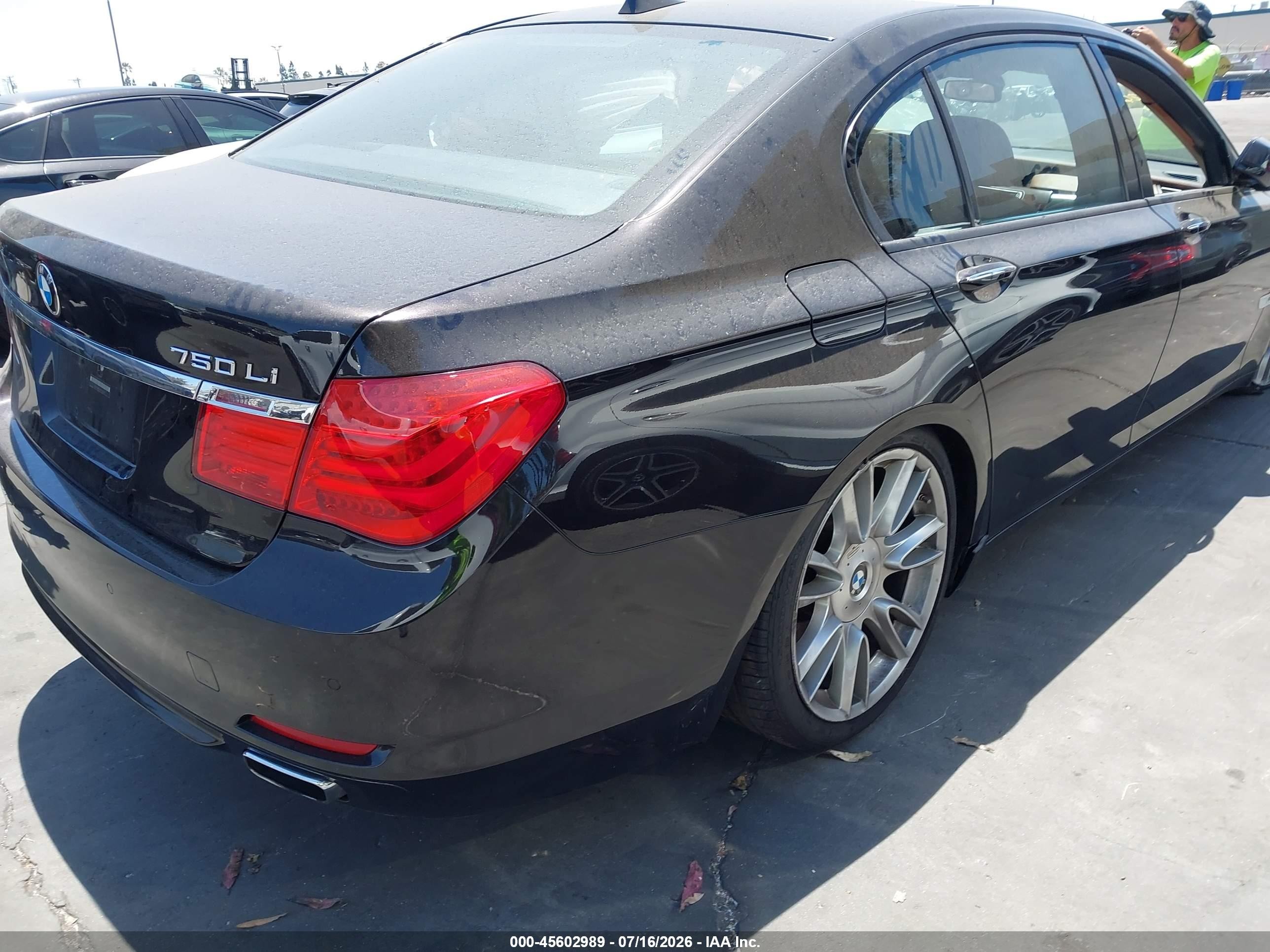 2011 Bmw 750li   Black vin: WBAKB8C57BCY64714