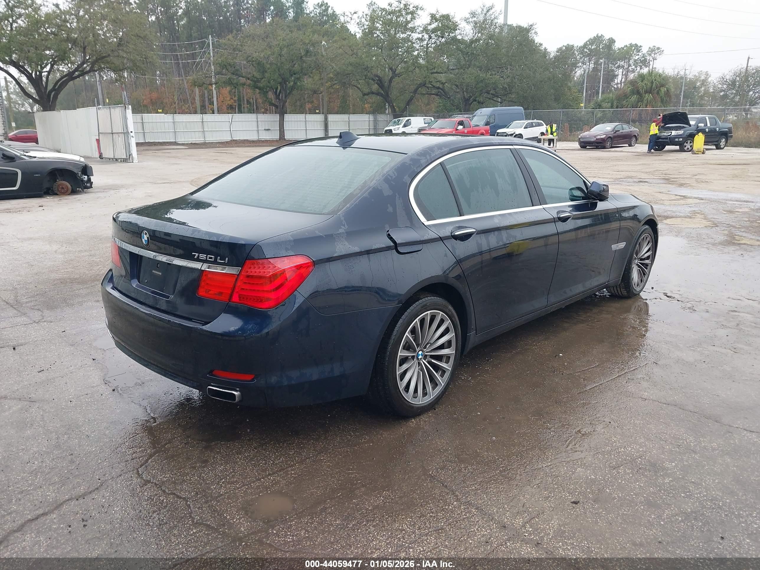 2011 Bmw 750li   Blue vin: WBAKB8C57BCY65636
