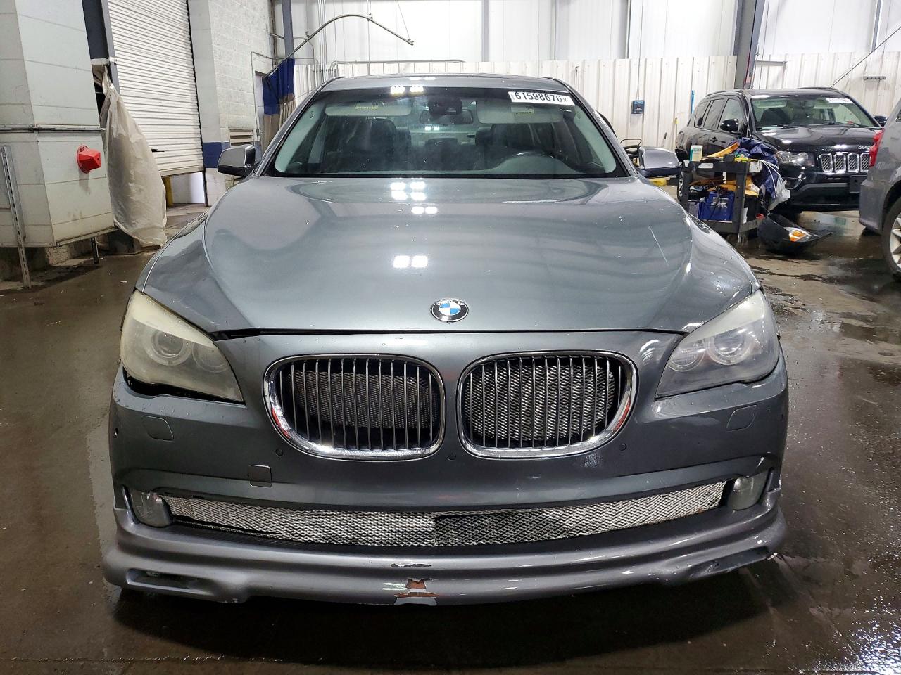 2011 Bmw 750 Gray vin: WBAKB8C57BCY66754