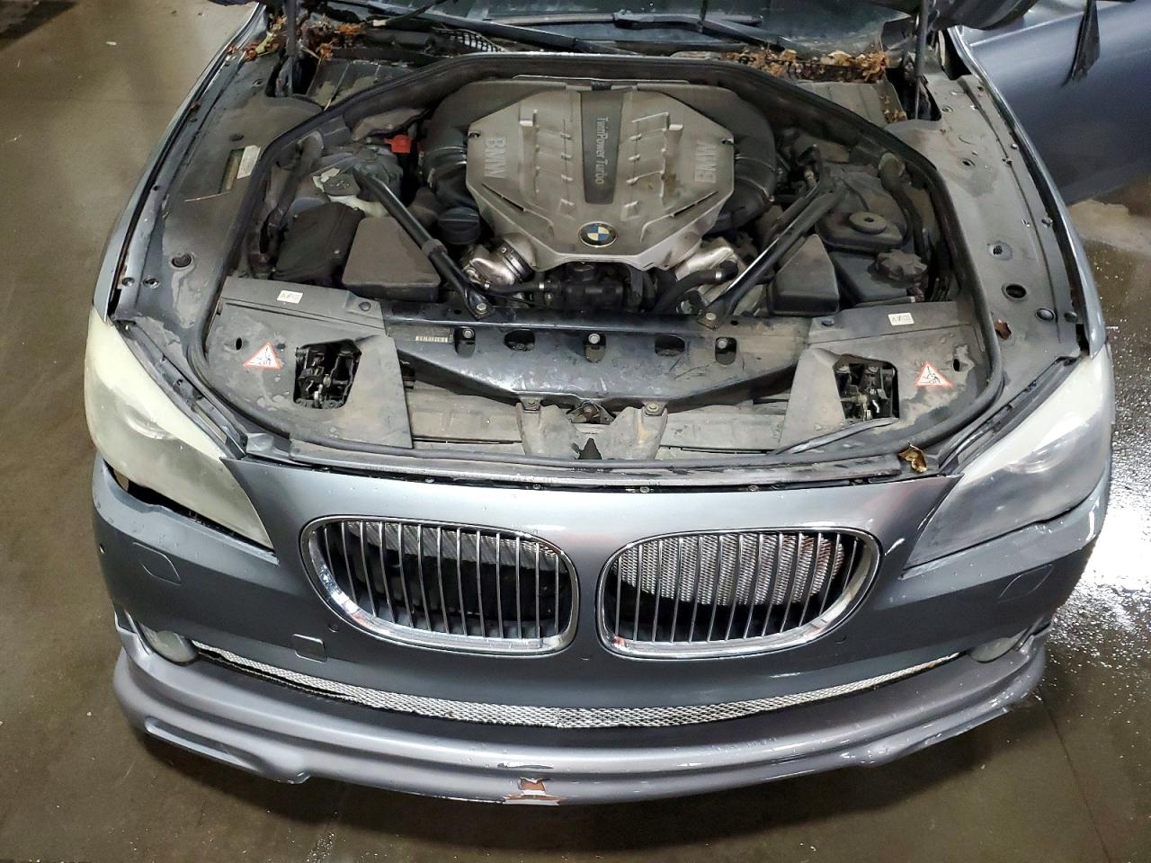 2011 Bmw 750 Gray vin: WBAKB8C57BCY66754