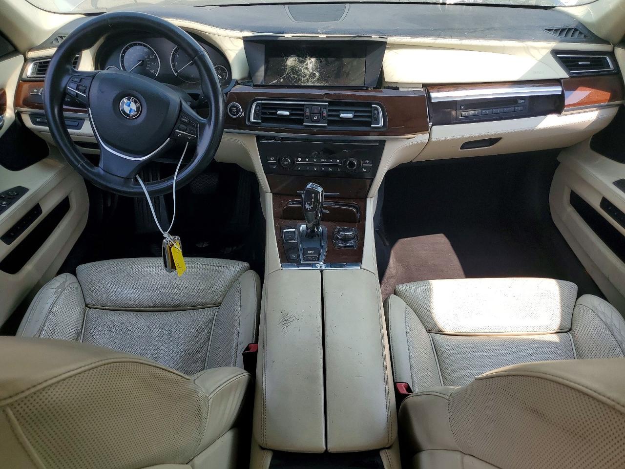 2012 Bmw 750 Li Cream vin: WBAKB8C57CC964118