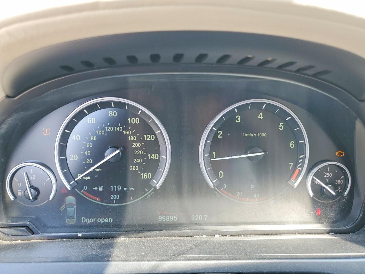 2012 Bmw 750 Li Cream vin: WBAKB8C57CC964118